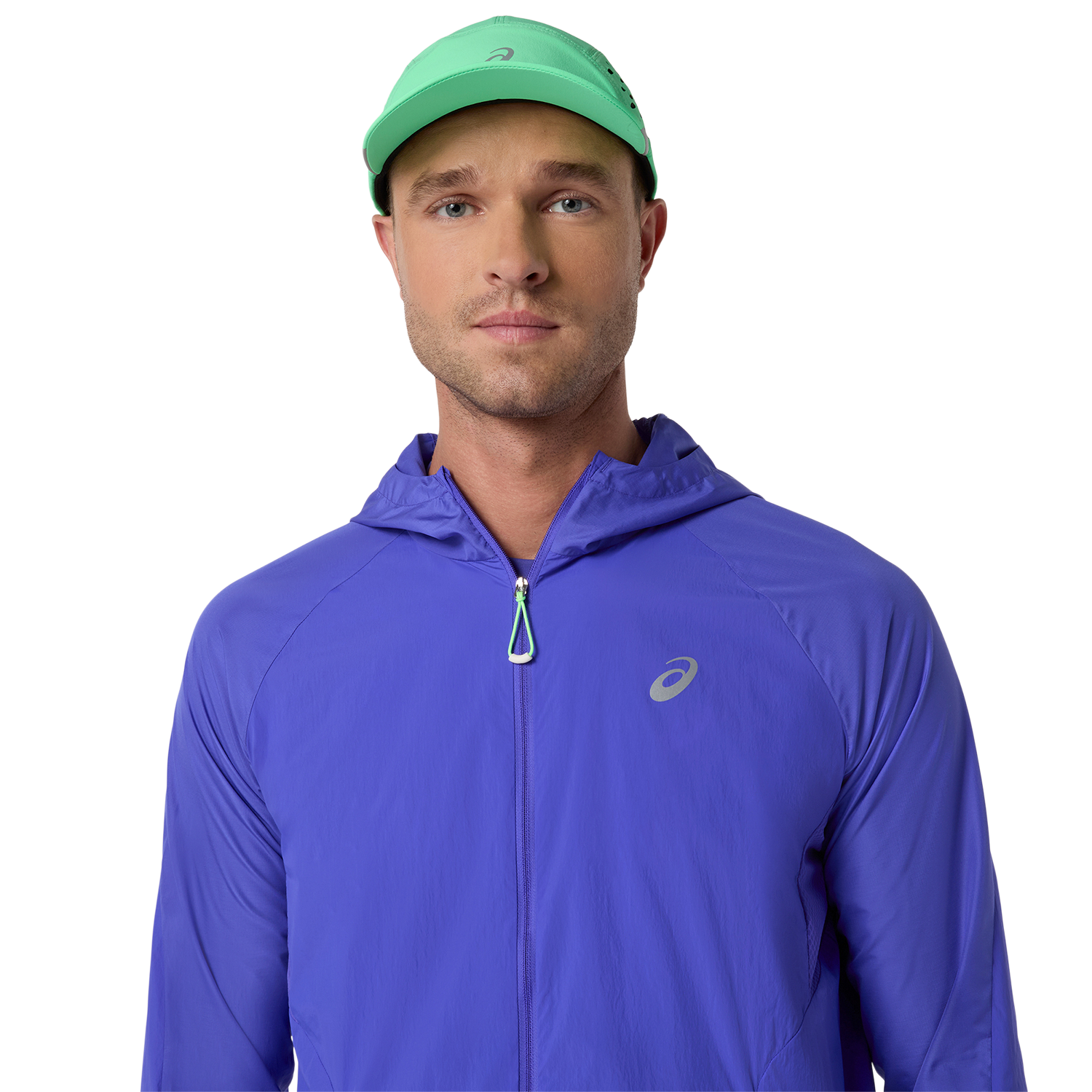 Asics Laufjacke »ROAD PACKABLE JACKET« mit Kapuze Übergangsjacke