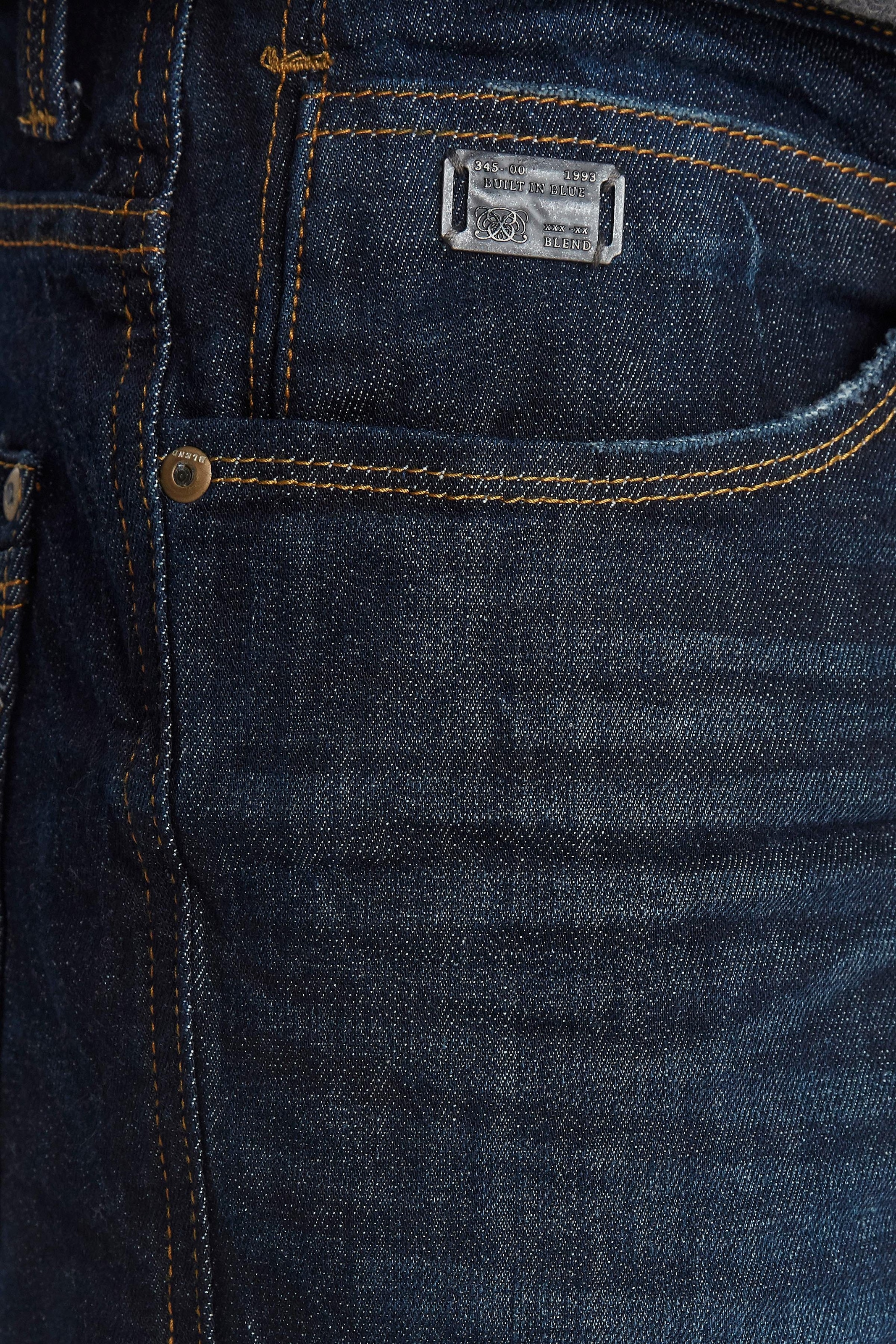 Blend Regular-fit-Jeans »BL-Rock fit« Baumwollmischung mit Elasthan, Regular Fit, elastisches Denim