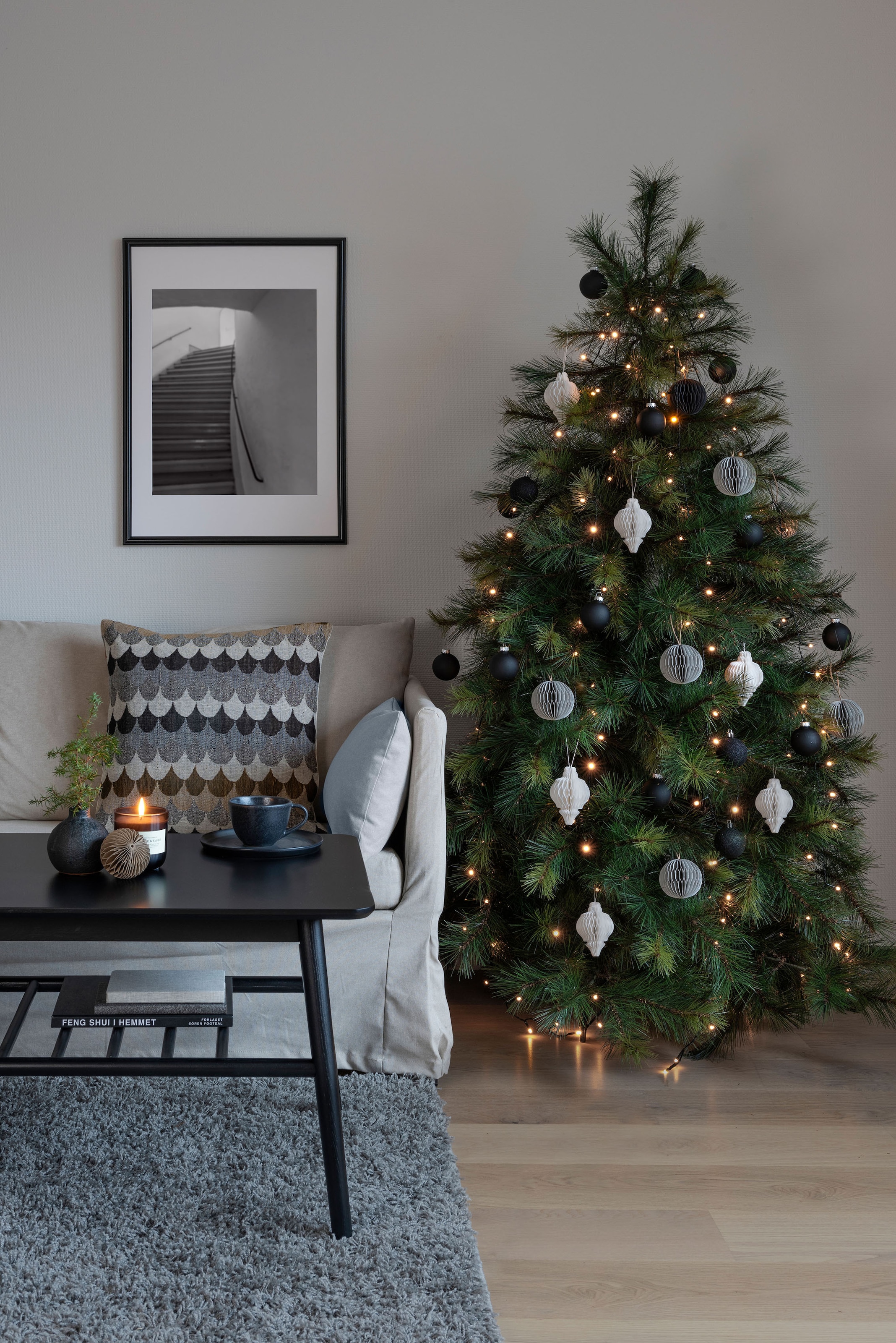 KONSTSMIDE LED-Baummantel »Weihnachtsdeko, 5 Ring Ø bequem 250 flammig, LED kaufen St.- Christbaumschmuck«, 50 Stränge 11, gefrostet Lichterkette online Dioden, à mit