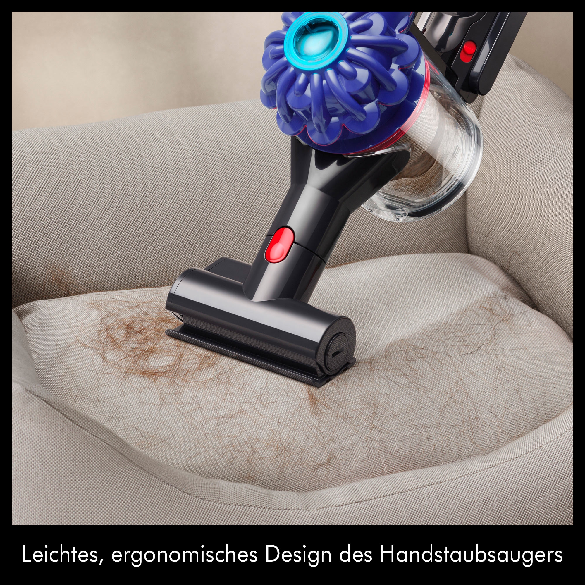 DYSON Akku-Hand-und Stielstaubsauger »Dyson V10 Konical™ + Auto-empty Dok™ Schwarz/Blau«