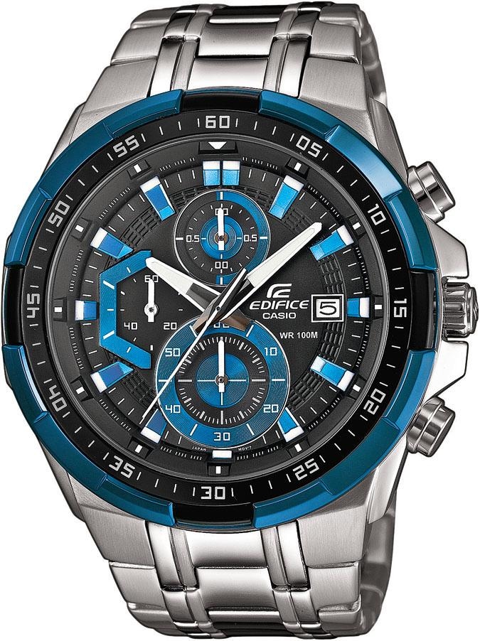 CASIO EDIFICE Chronograph »EFR-539D-1A2VUEF«, Quarzuhr, Armbanduhr, Herrenuhr, bis 10 bar wasserdicht, Stoppfunktion