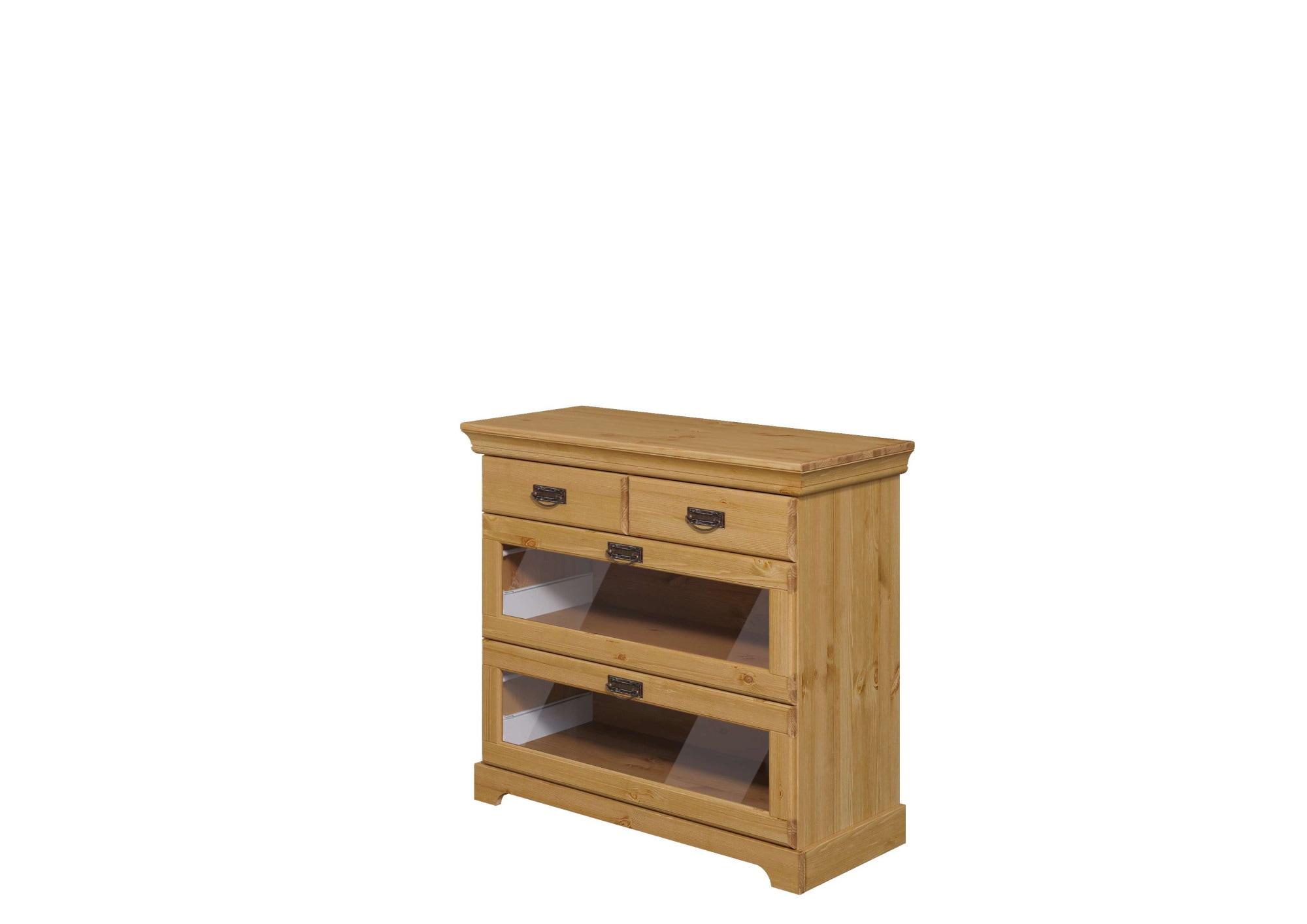 Home affaire Buffet »Rügen«, zertifiziertes Massivholz, Höhe 168 cm, im Landhausstil