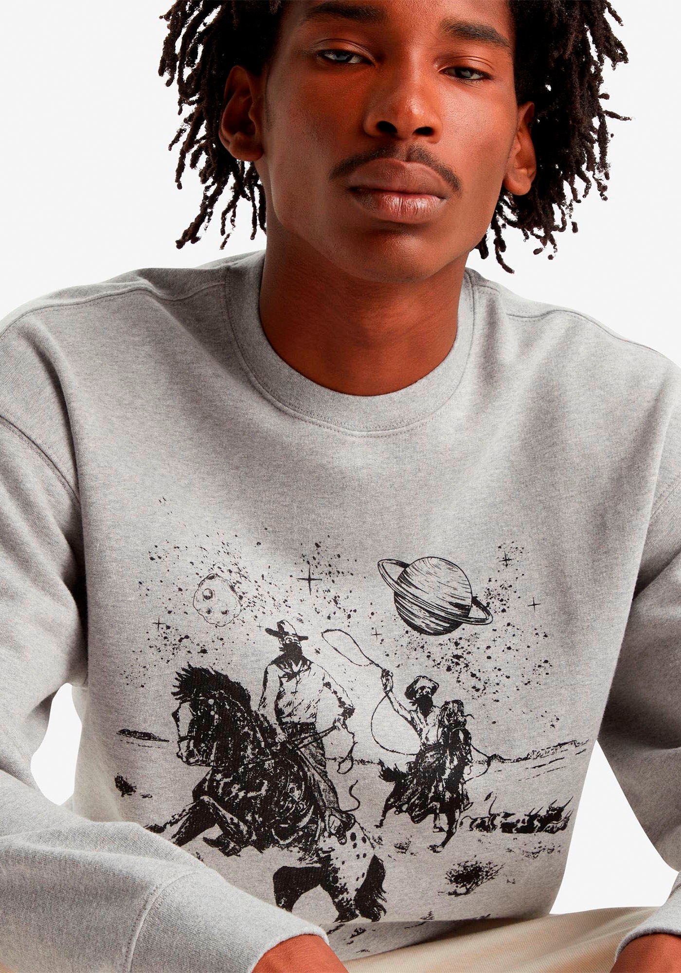 Levi's® Sweatshirt »RELAXD GRAPHIC CREW GREYS«