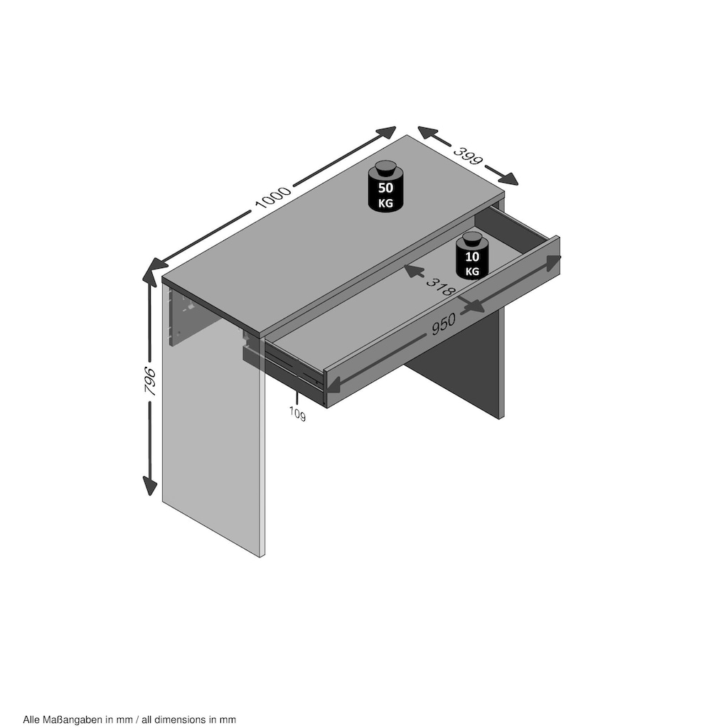 FMD Laptoptisch »Checker«