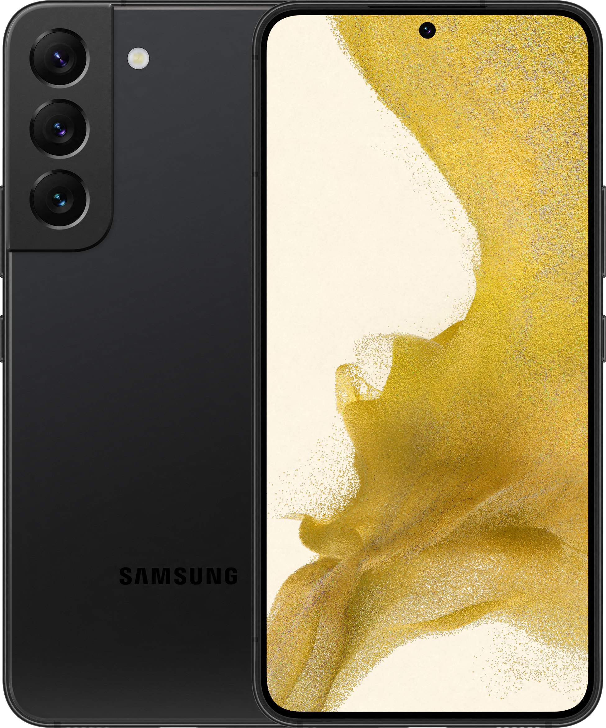 SAMSUNG Galaxy S22, 128 GB, Phantom Black ➥ 3 Jahre XXL Garantie | UNIVERSAL