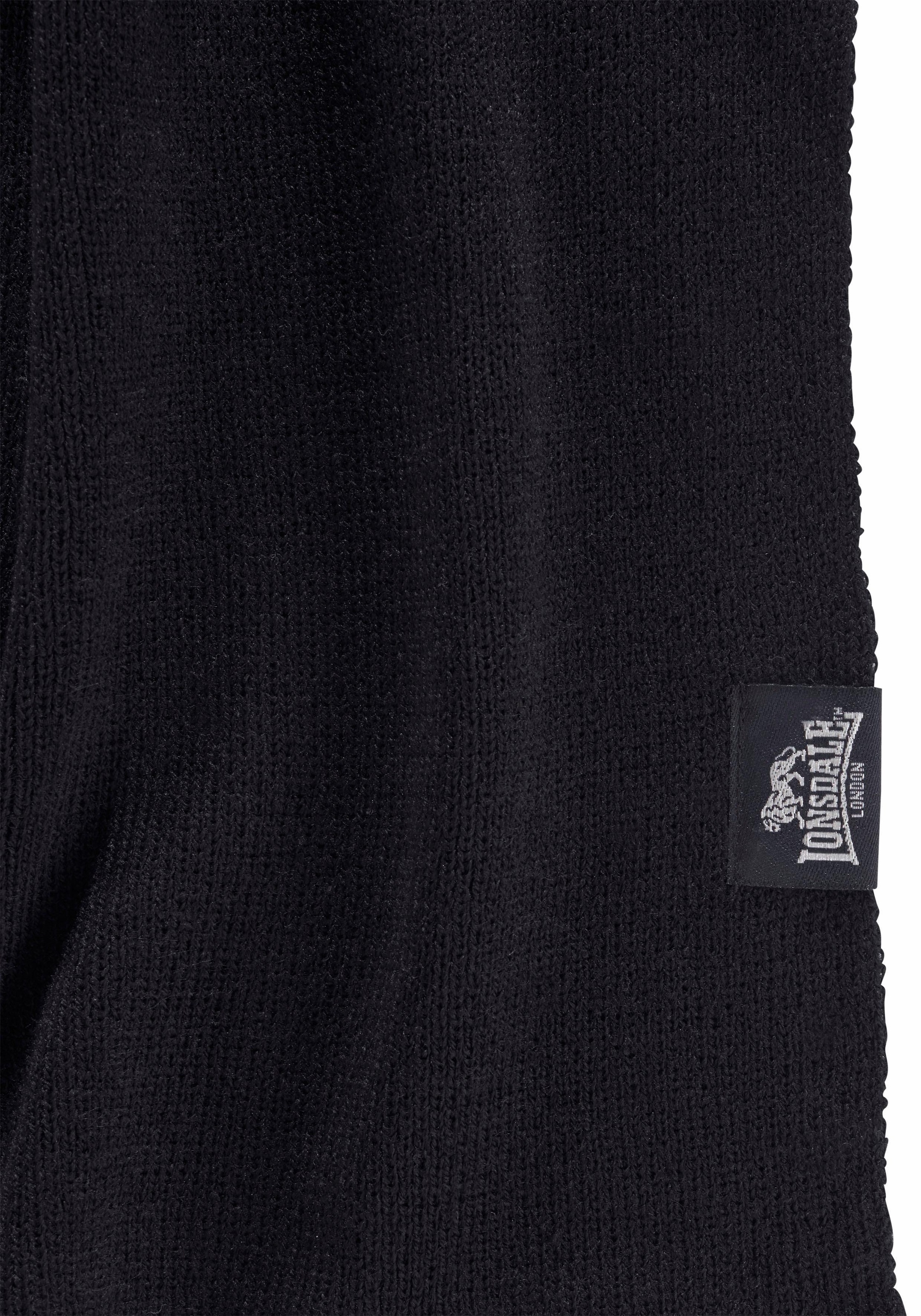 Lonsdale Strickmütze »LEAFIELD Set Mütze+Schal«, (Packung, 2 St., mit Schal), Set aus Schal undMütze