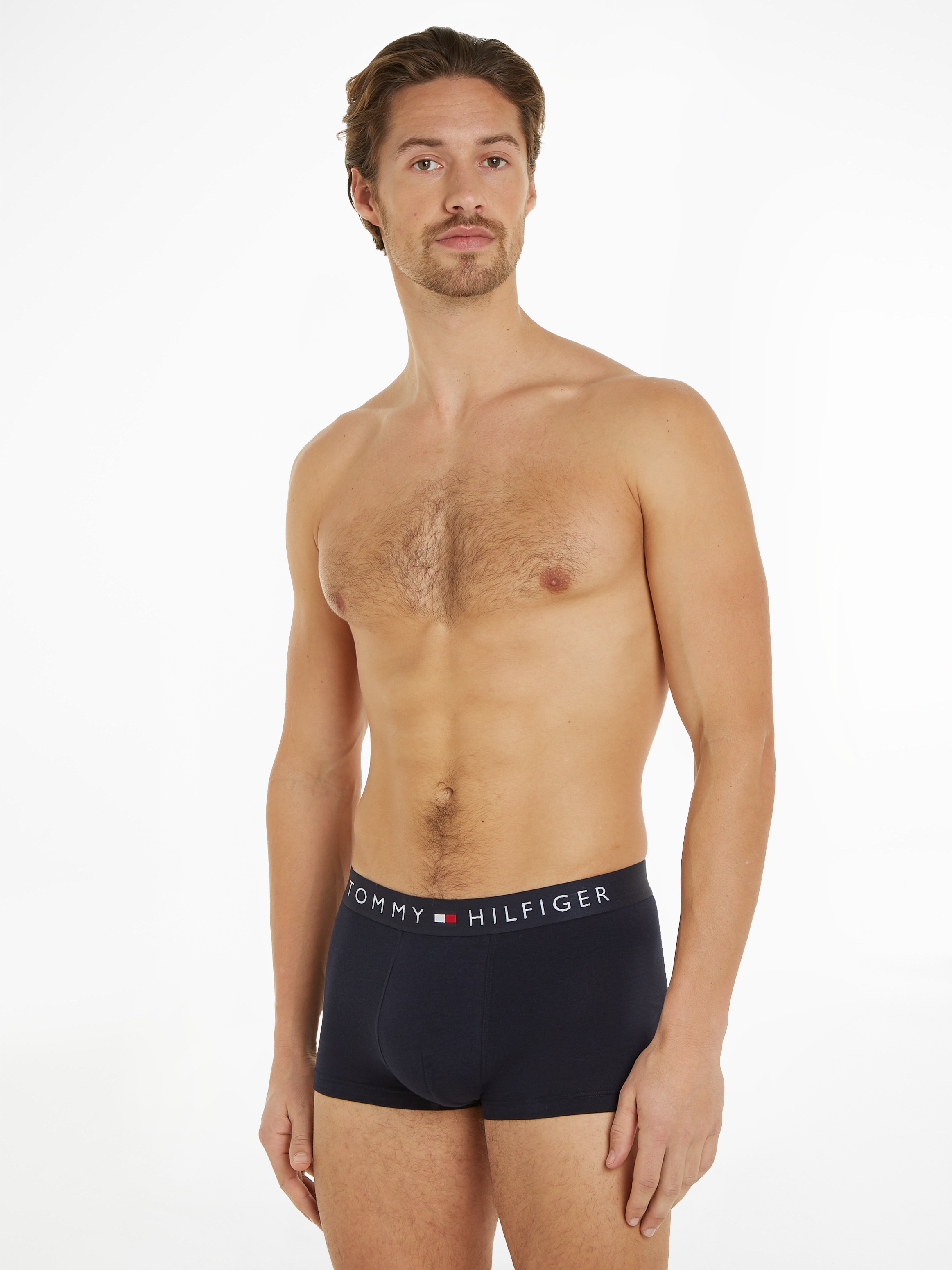 Tommy Hilfiger Underwear Trunk »3P TRUNK WB«, (Packung, 3 St., 3er), mit Logobund