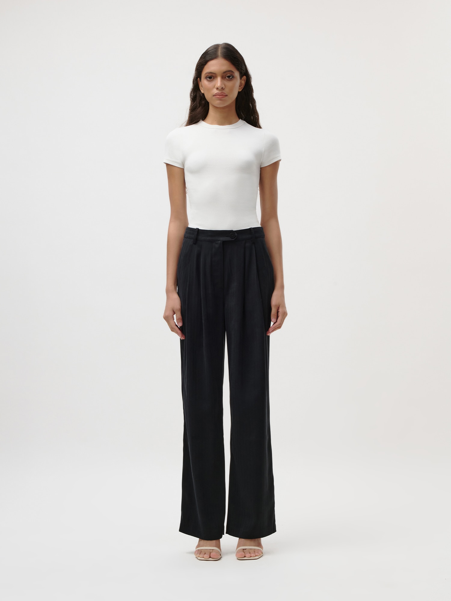 LeGer T-Shirt »Ria, LeGer by Lena Gercke« schlicht, slim fit