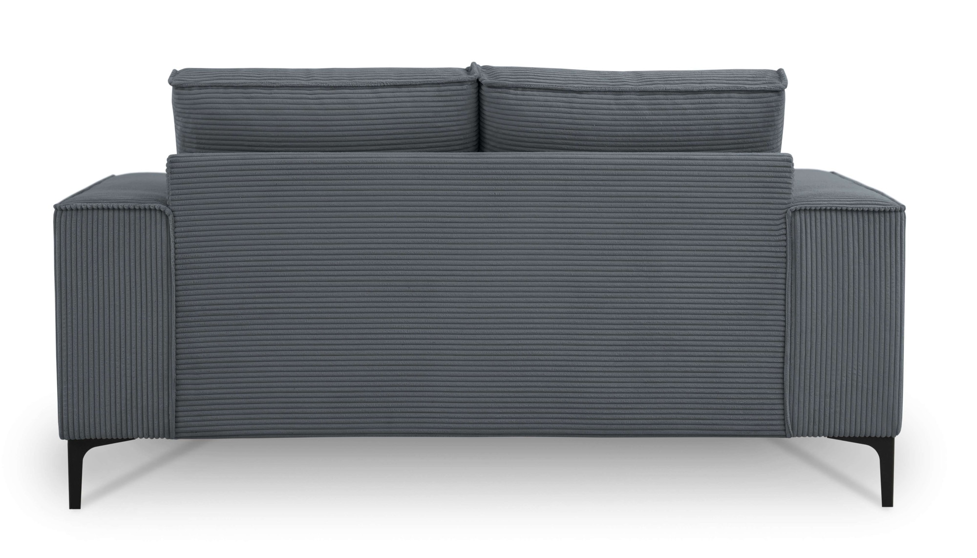 OTTO home 2-Sitzer »OLAND Cord, Sofa, B: 164 cm, Skandi-Design« 164 cm, Wellenunterfederung, Skandi-Design, Metallfüße