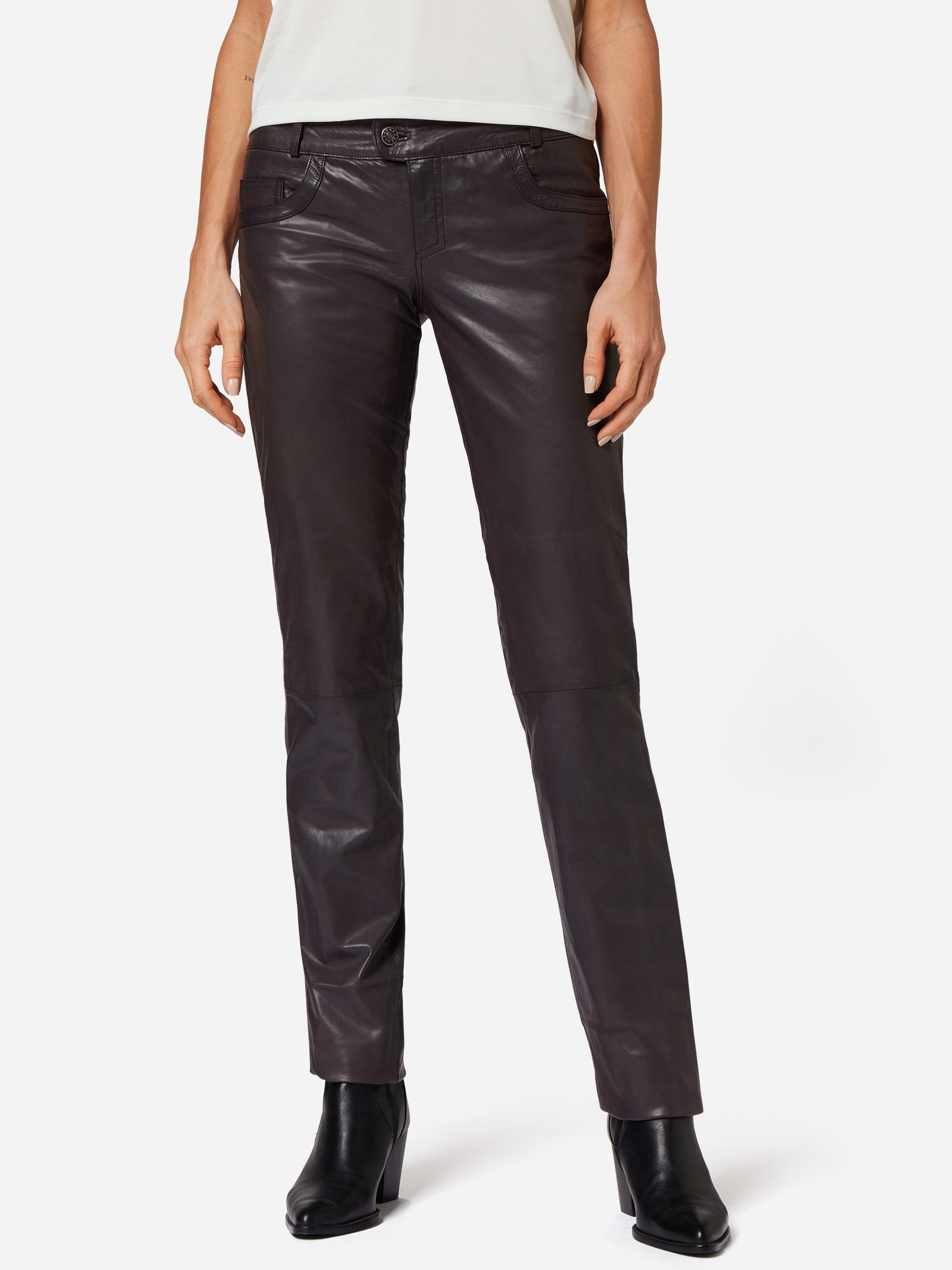 RICANO 5-Pocket-Hose »Lederhose Triston-B«  Handgefertigt aus echtem Leder