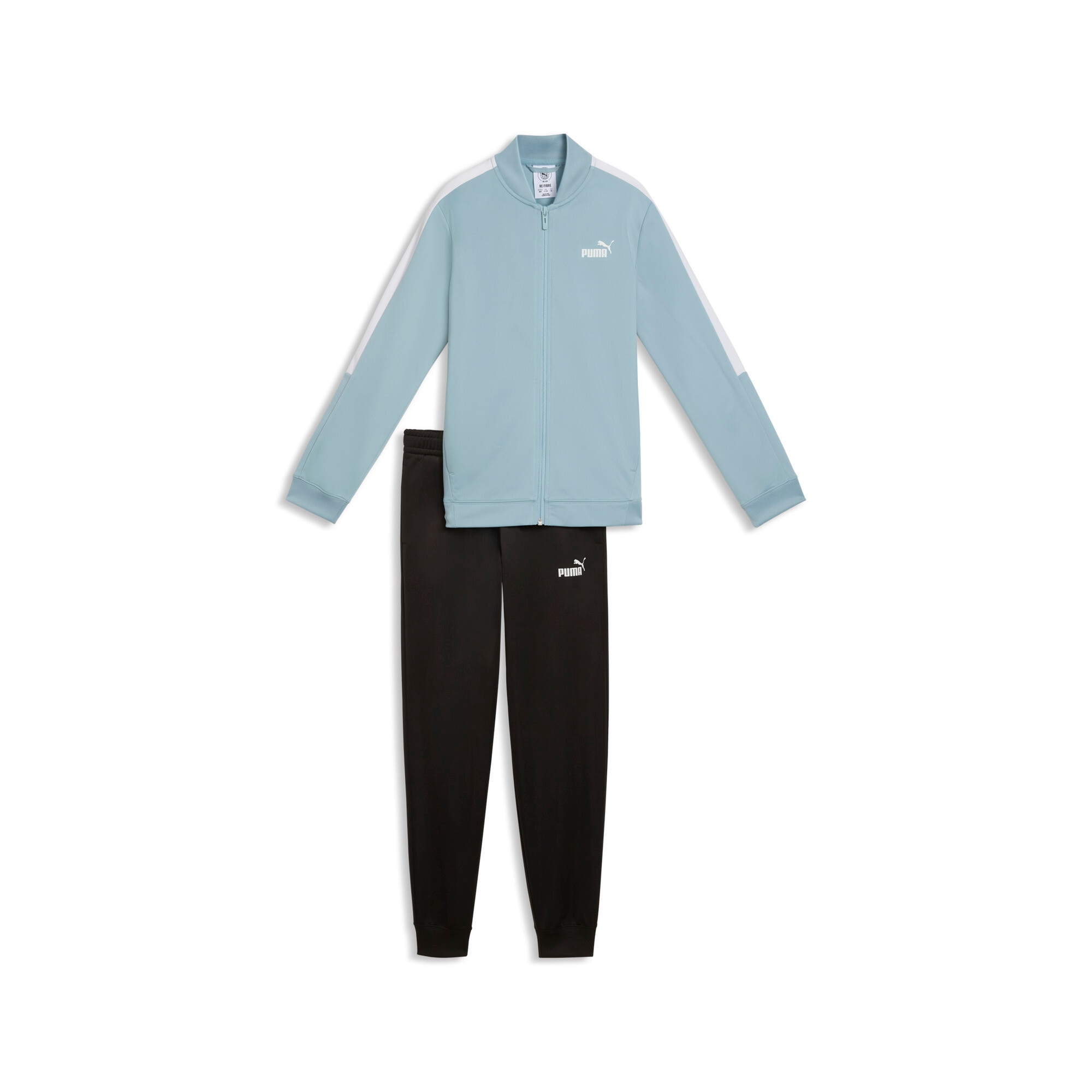 PUMA Trainingsanzug »POLY BASEBALL SUIT G« 2 tlg. zweiteiliges Set, mit Stehkragen, mit elastischem Bund, Regular Fit