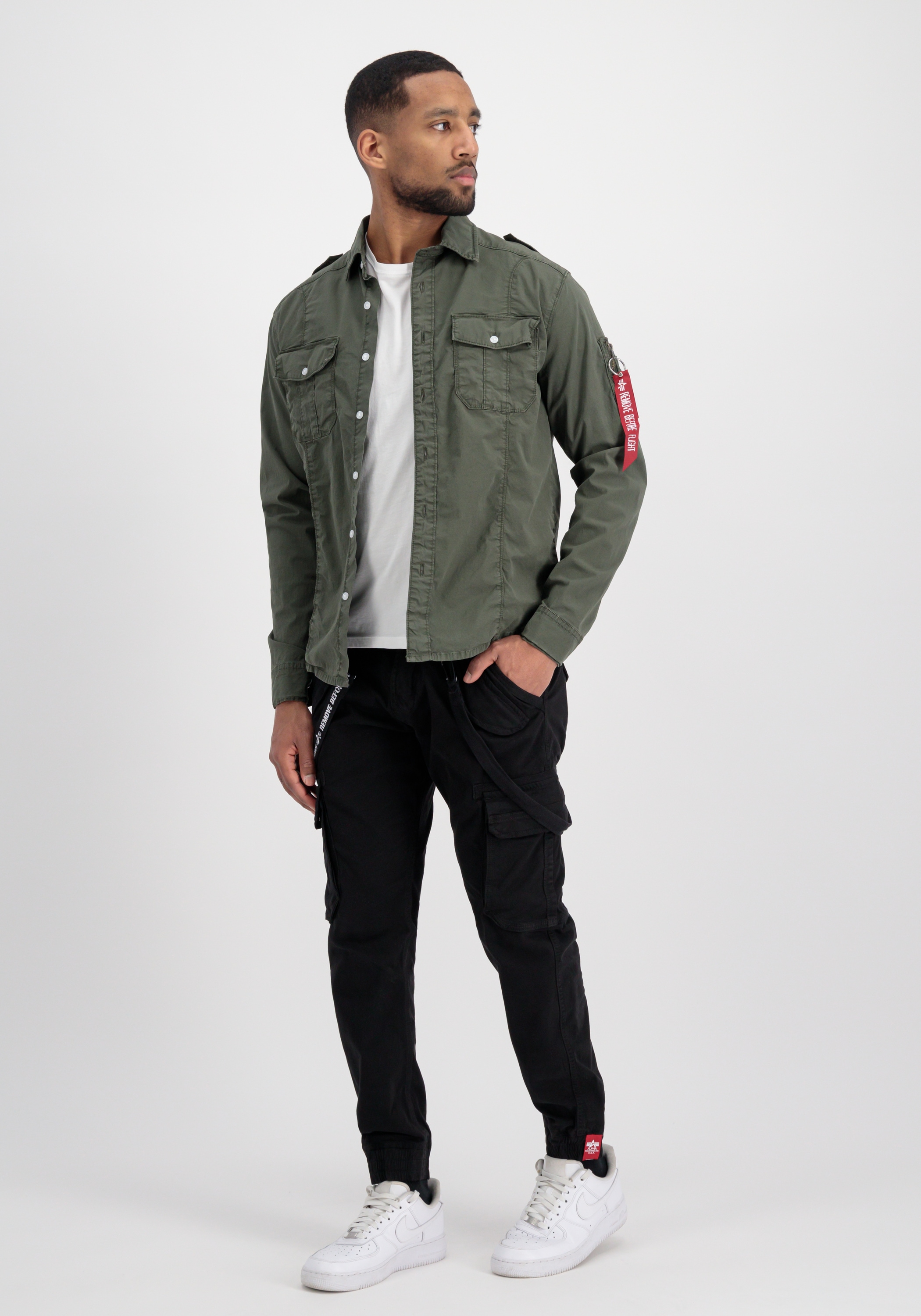 Alpha Industries T-Shirt »Alpha Industries Men - Shirts Basic Shirt Slim«