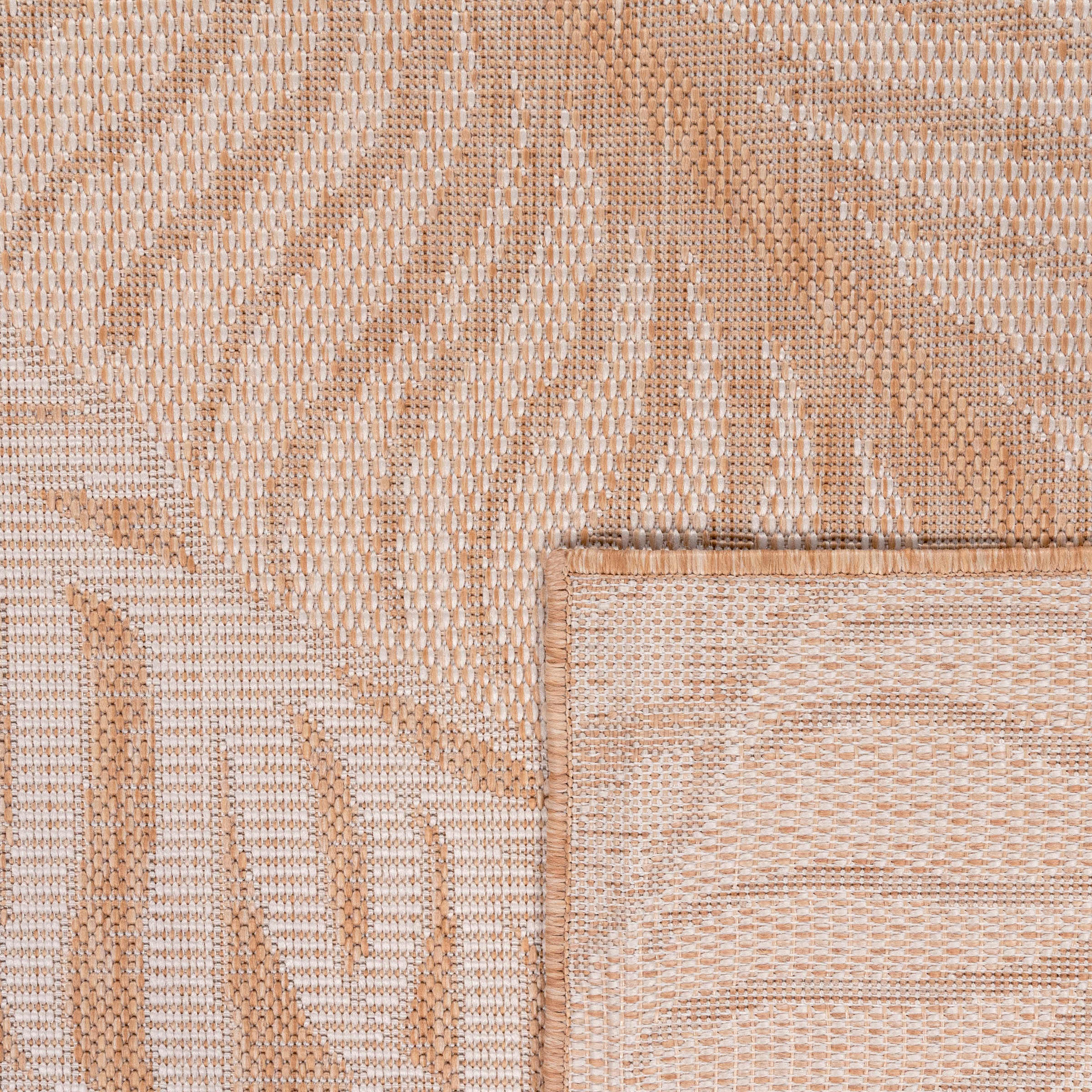 Paco Home Teppich rechteckig, und Motiv, »Illusion Outdoor Blätter geeignet 326«, Flachgewebe, In