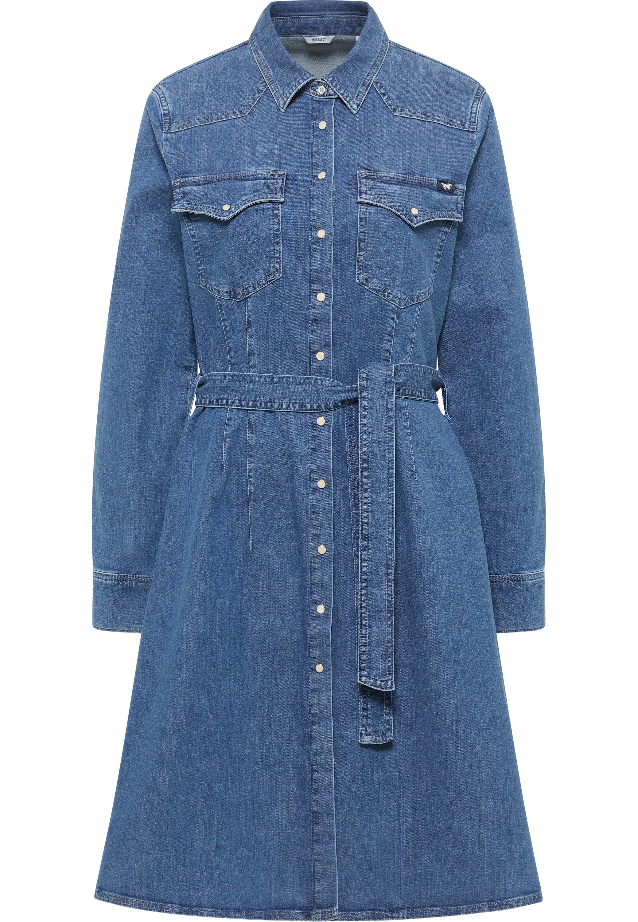 MUSTANG Midikleid »Damen Style Elisa Denim Dress«