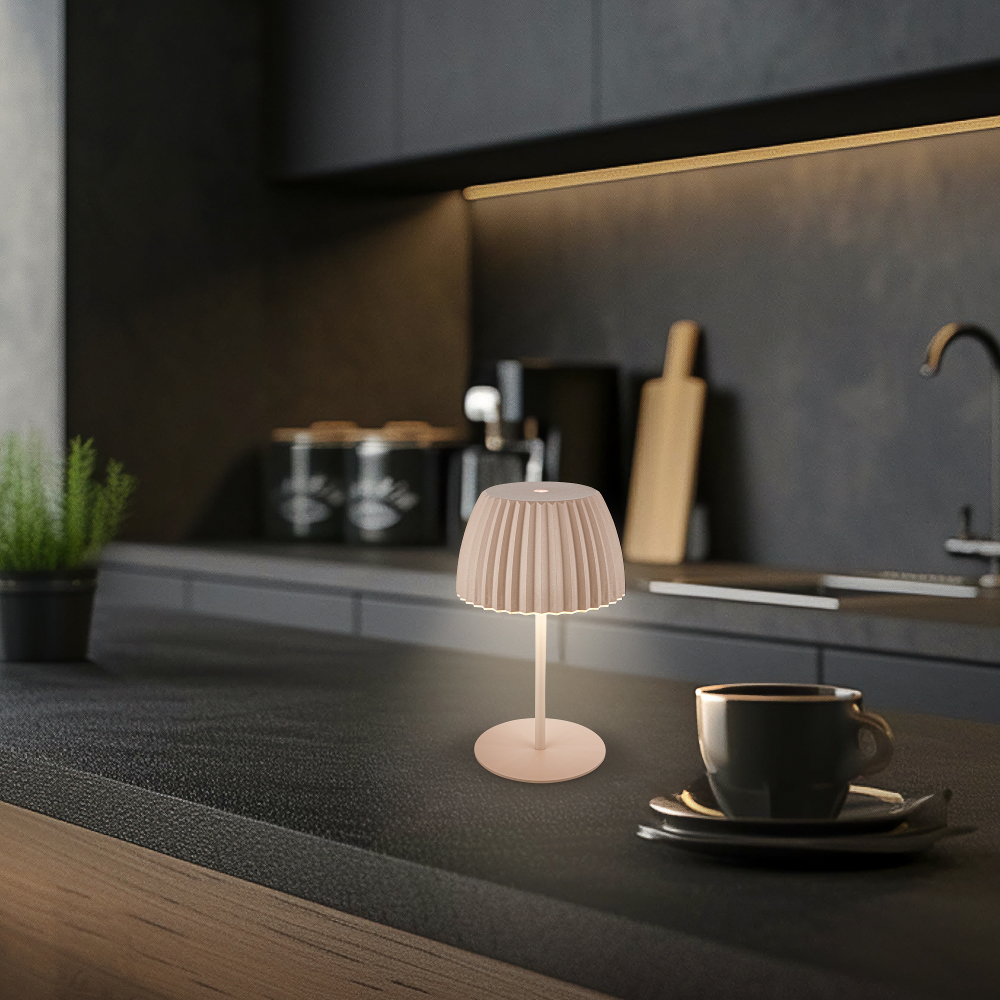 Briloner Leuchten LED Tischleuchte »Akku LED Tischleuchte« LED-Modul