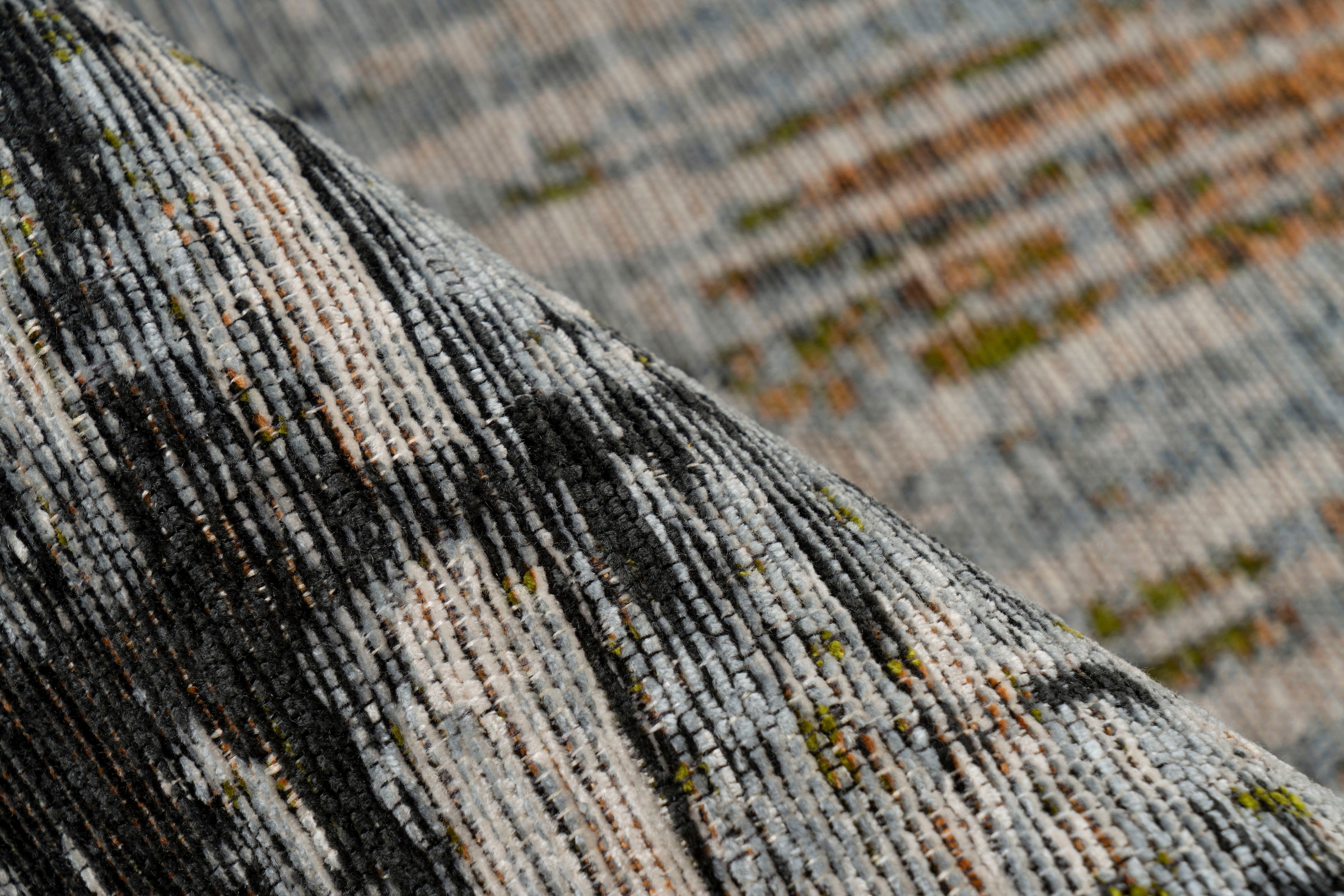 Padiro Teppich »Charme 325« rechteckig 5 mm Höhe Chenille Flachgewebe im Vintage Stil