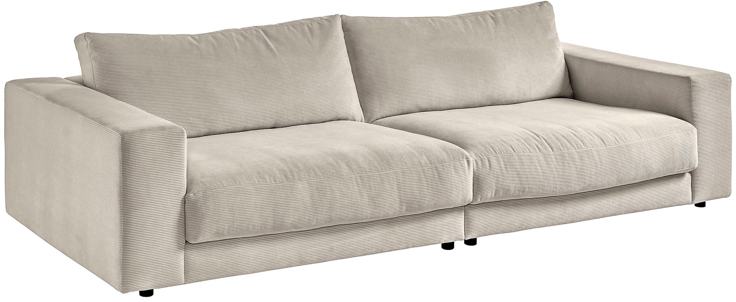 Places of Style Big-Sofa »Enisa, legere Polsterung B/T/H: 290/127/85 cm«, Zeitloses und stylisches Loungemöbel, in Fein- und Breitcord