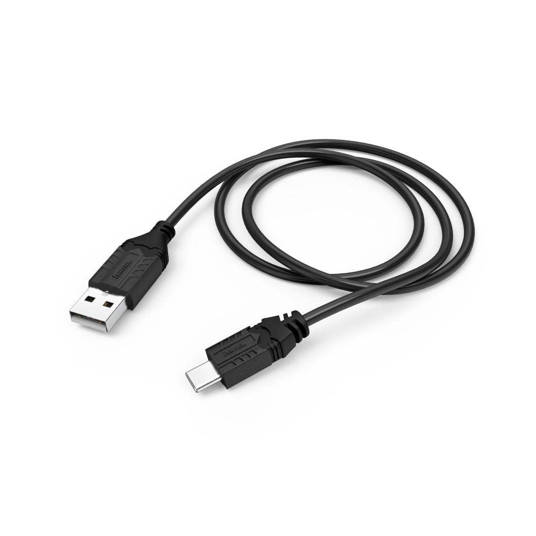 Hama USB-Kabel »Controller-USB-Ladekabel "Basic" für PS5, 0,75 m, USB-Kabel«, USB Typ A-USB-C, 75 cm