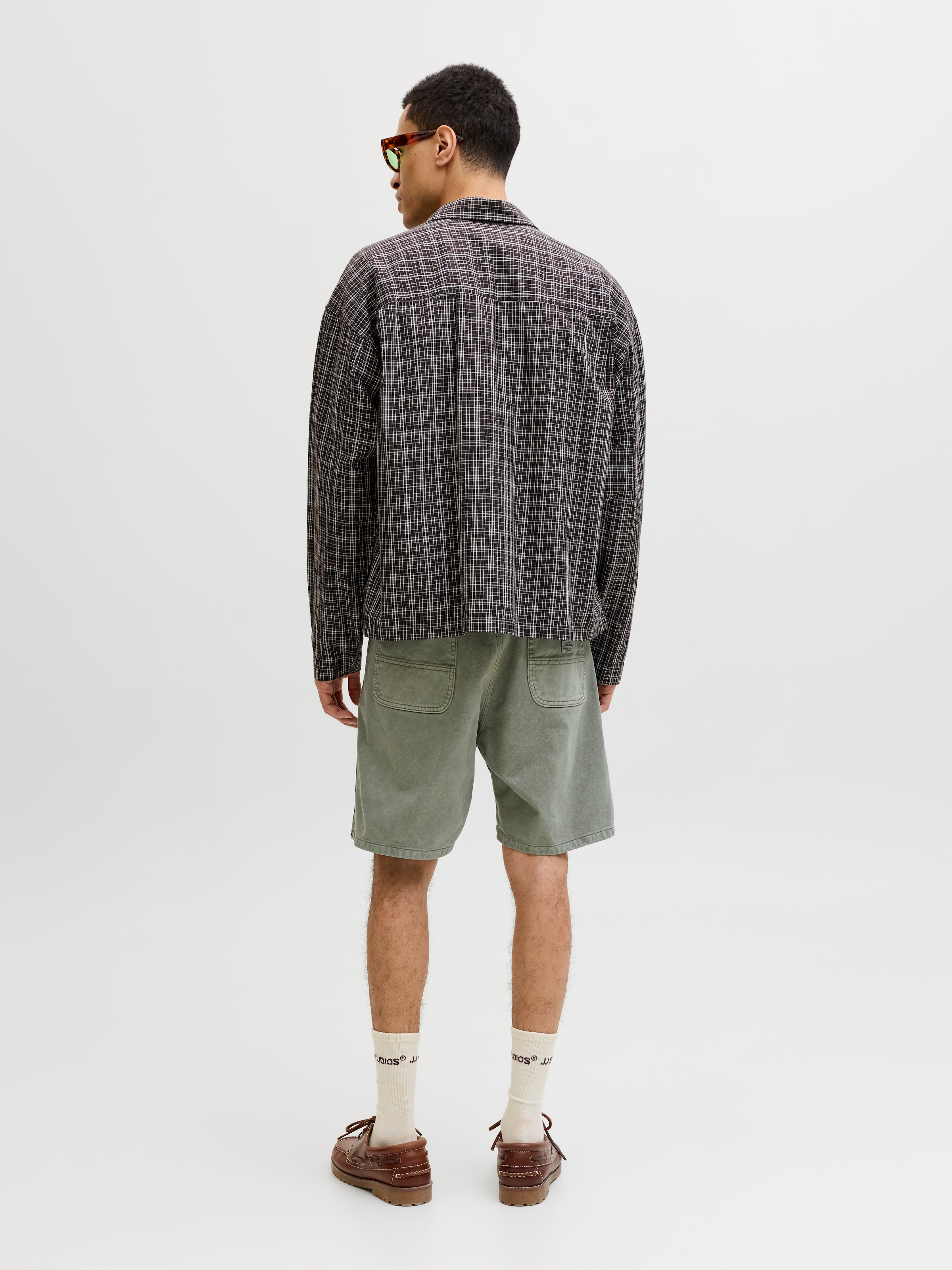 Jack & Jones Chinoshorts »JPSTTONY RAYE WORKER SHORT MID SN«  Baumwolle, 5-Pocket Style