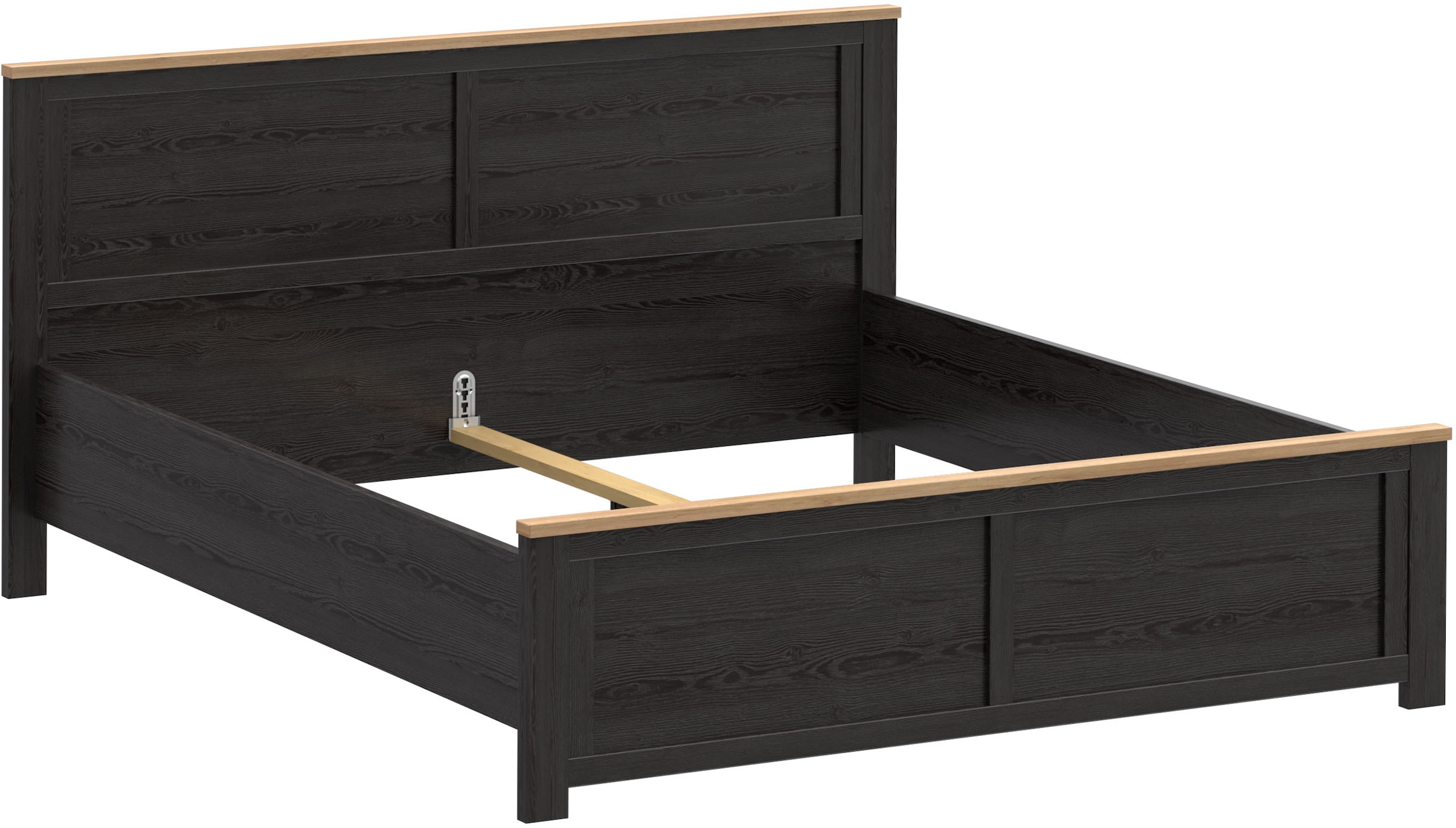 FORTE Bettgestell »Bohol« Landhaus, 180 x 2,00 mtr Liegefläche