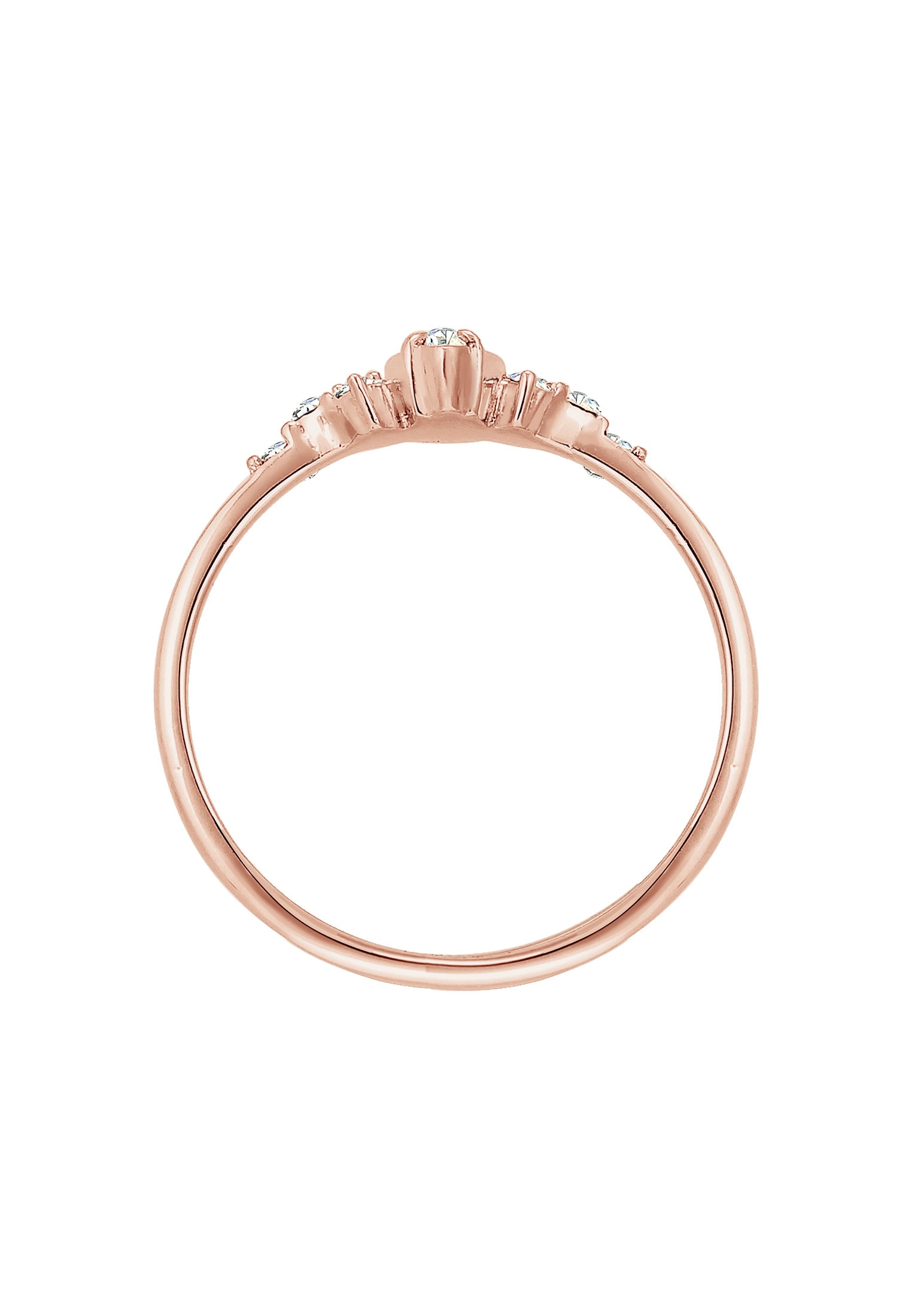 Elli Verlobungsring »Ring Kristalle Marquise Design 925 Silber«