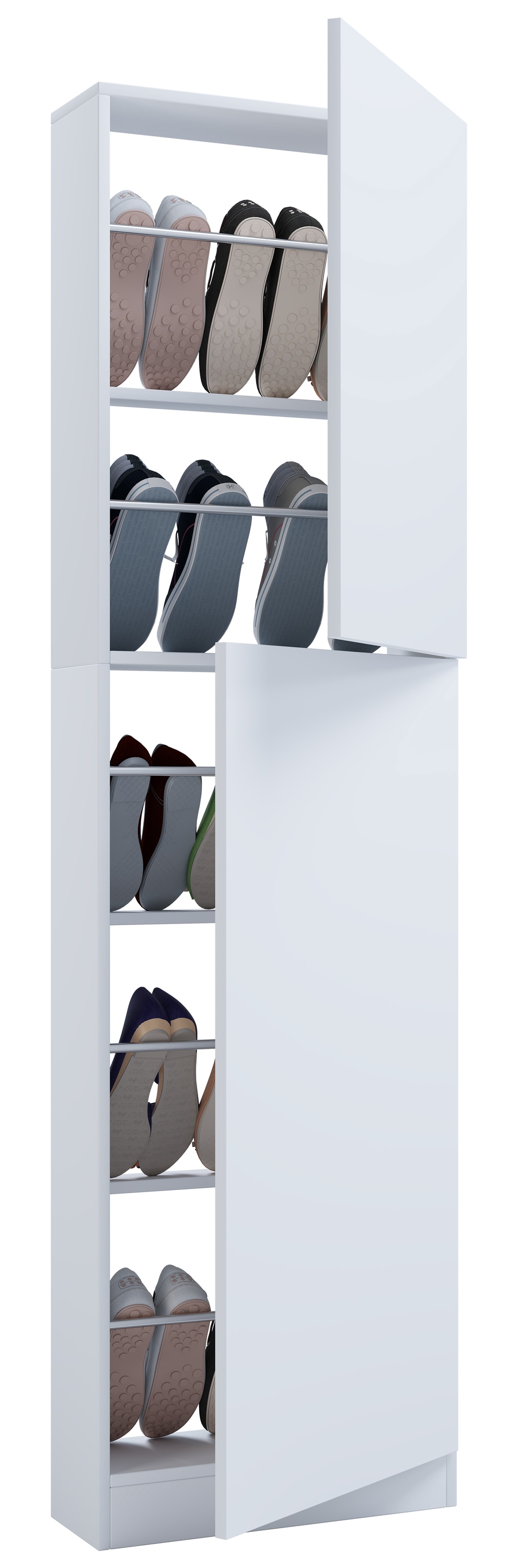 VCM Schuhschrank »Holz Schuhschrank Schuhkommode Fulisa XL« 1 Stk. tlg.