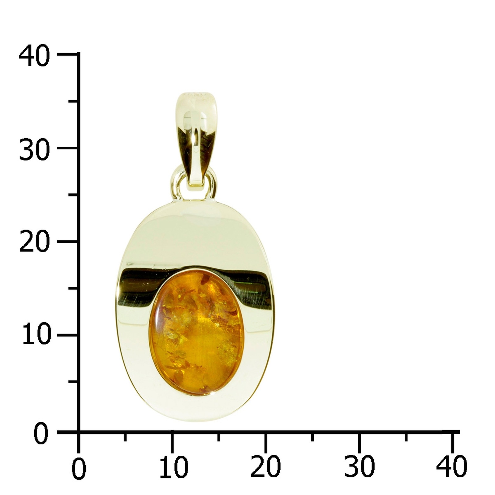 OSTSEE-SCHMUCK Kettenanhänger »- Jessie - Gold 333/000 - Bernstein« ()