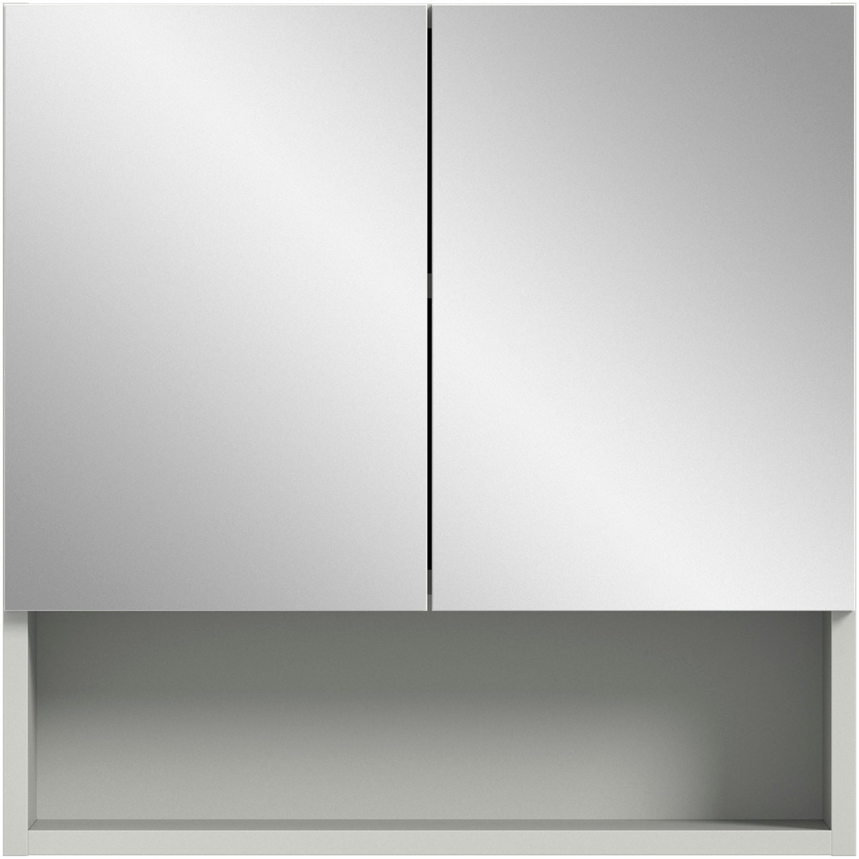 welltime Spiegelschrank »Calcio, Breite 55 cm, 2 Spiegeltüren, 1 Einlegboden, 3 Fächer«, Badschrank, Bad-Möbel, Badezimmer