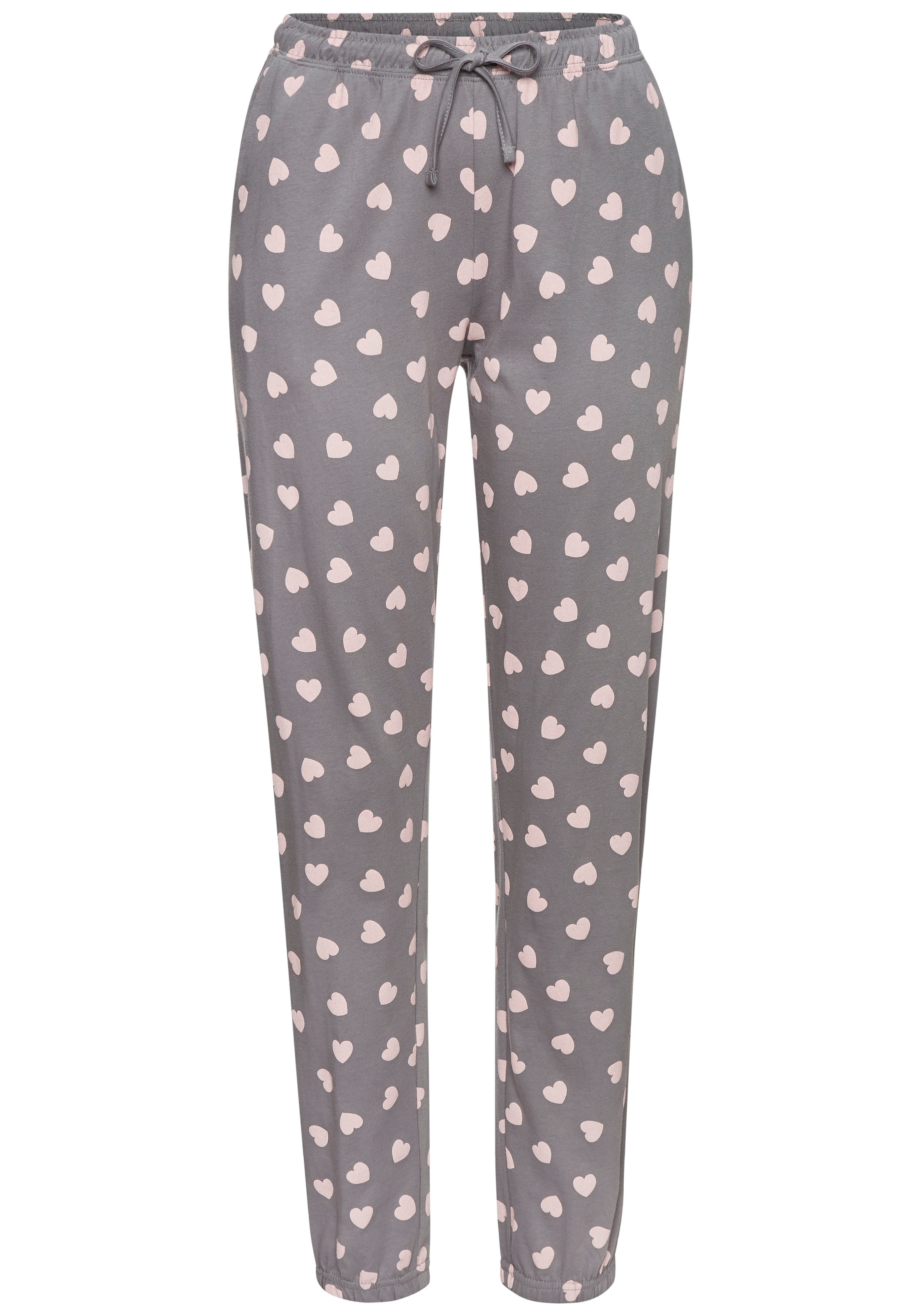 Vivance Dreams Pyjama Spar-Set, 2 Stück, 4 Stk. tlg., mit süßem Herzmuster