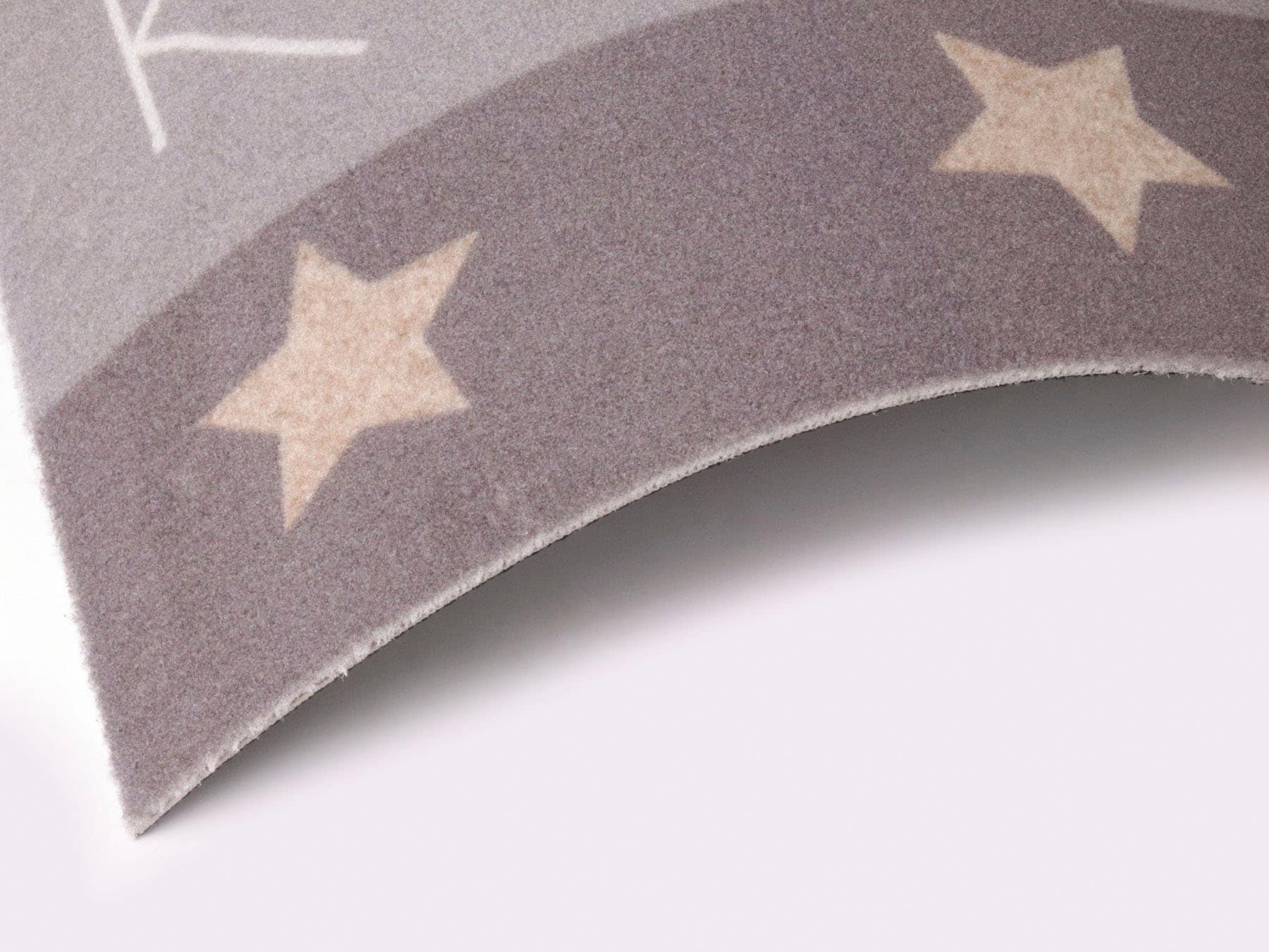 Primaflor-Ideen in Textil Küchenläufer »KITCHEN STAR«, rechteckig, mit  Schriftzug & Motiv Sterne, rutschhemmend, waschbar, Küche
