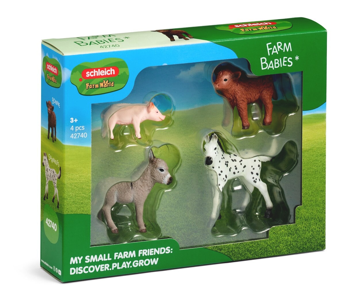 Schleich® Spielfigur »FARM WORLD, Bauernhof Babys (42740)«