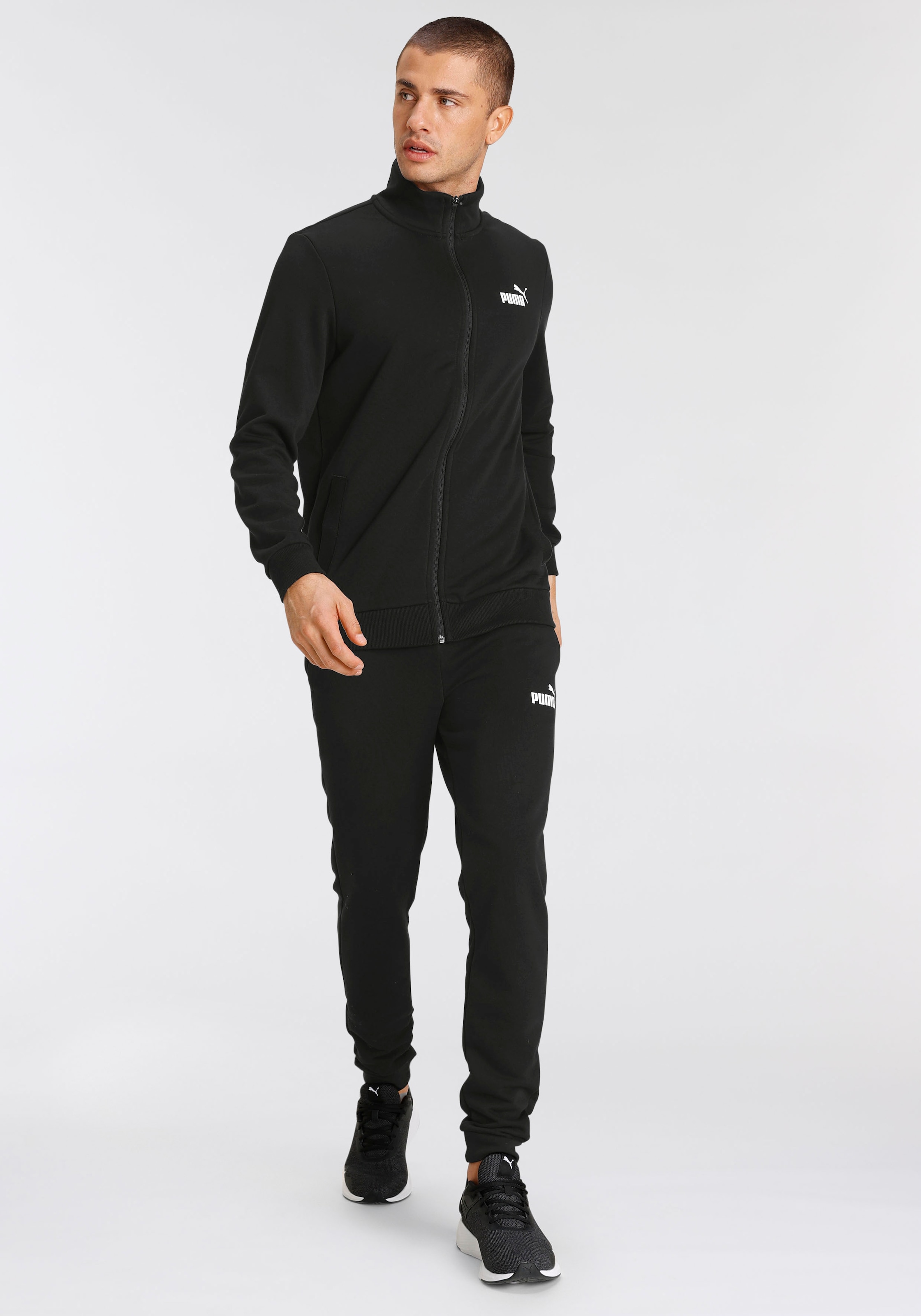 PUMA Trainingsanzug »CLEAN SWEAT SUIT TR«, (2 tlg.)