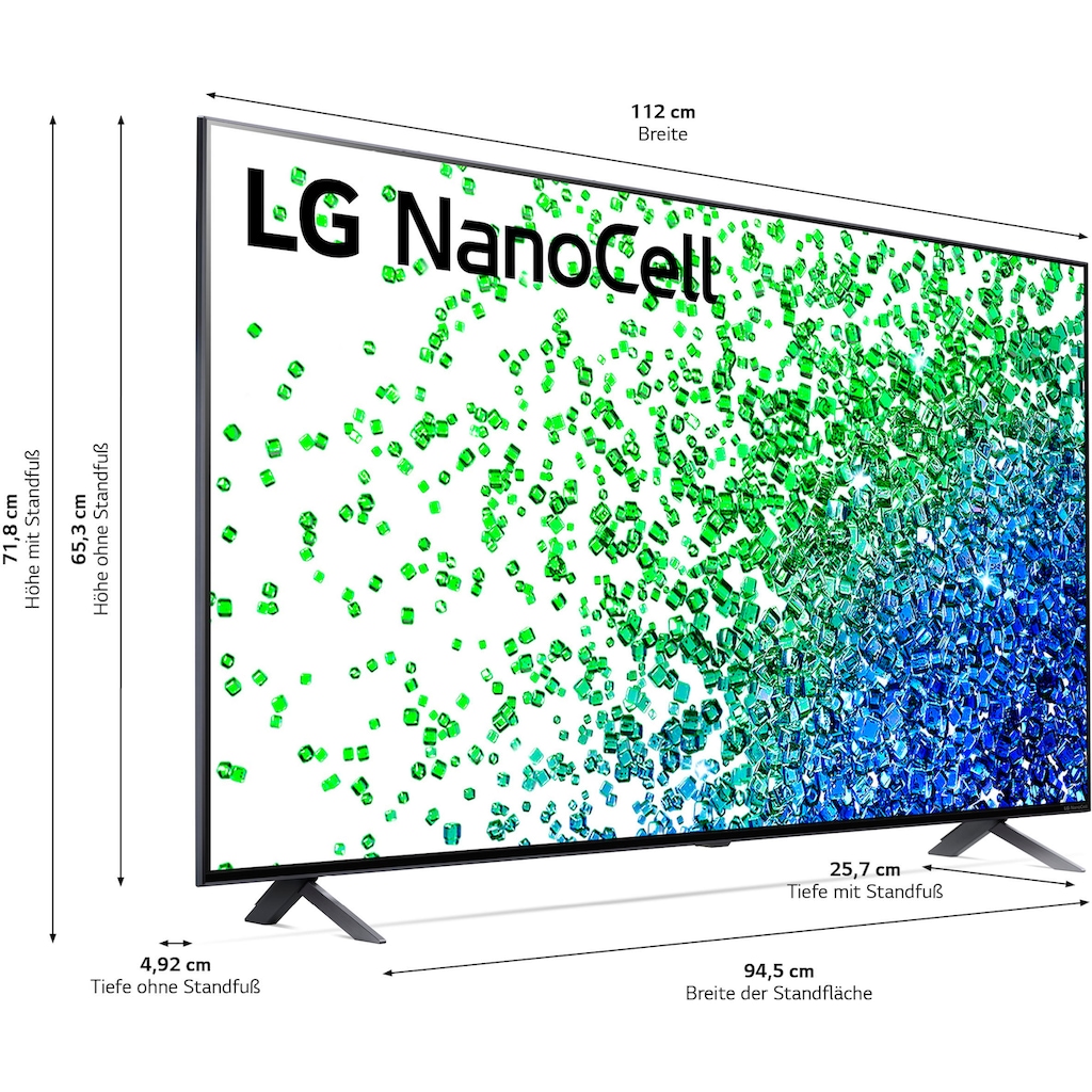 LG LCD-LED Fernseher »50NANO809PA«, 126 cm/50 Zoll, 4K Ultra HD, Smart-TV, Local Dimming,Sprachassistenten,HDR10 Pro