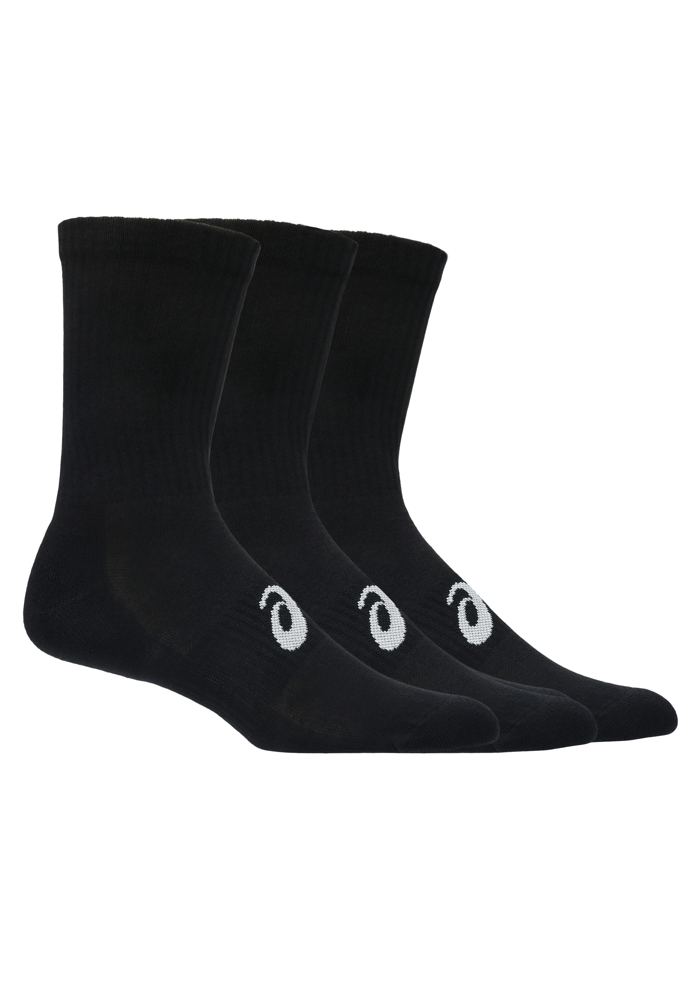 Asics Laufsocken »3 PACK CREW SOCK« mit spezieller Dämpfung, Crew-Schnitt, Mesh-Knit-Gewebe