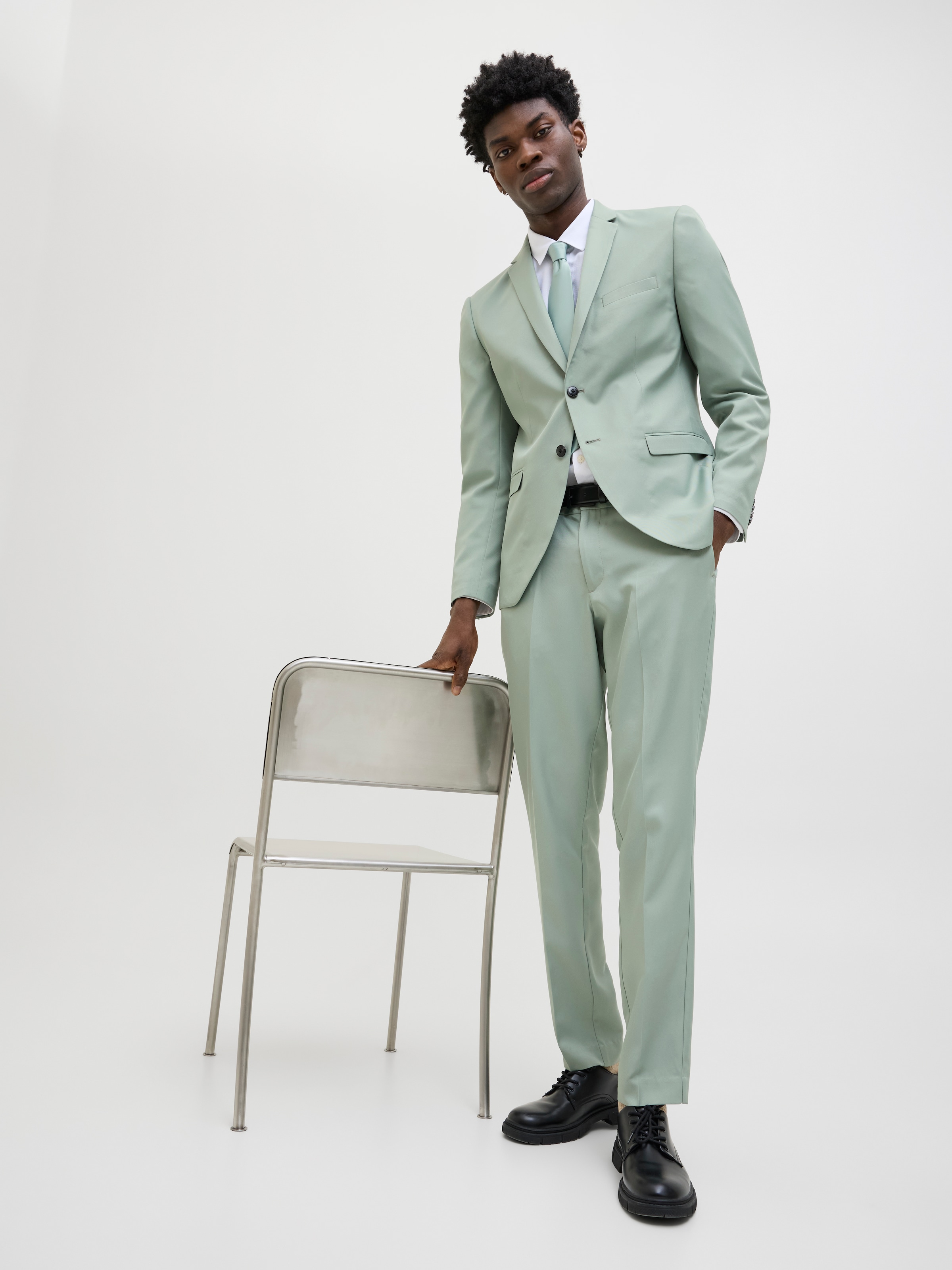 Jack & Jones Anzug »JPRCOSTA SUIT« Set, 2 tlg. sehr schmal Polyester, slim fit
