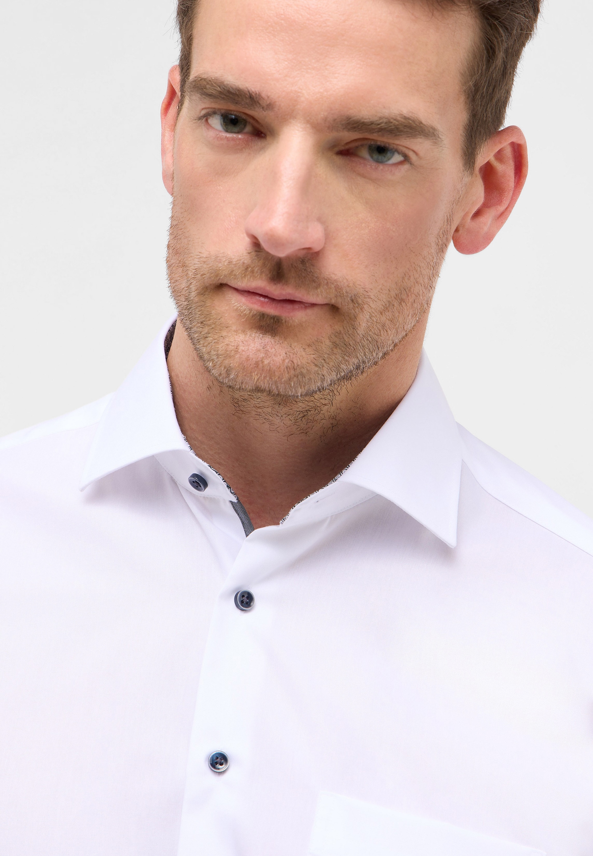 Eterna Langarmhemd »MODERN FIT«, NON IRON (bügelfrei)