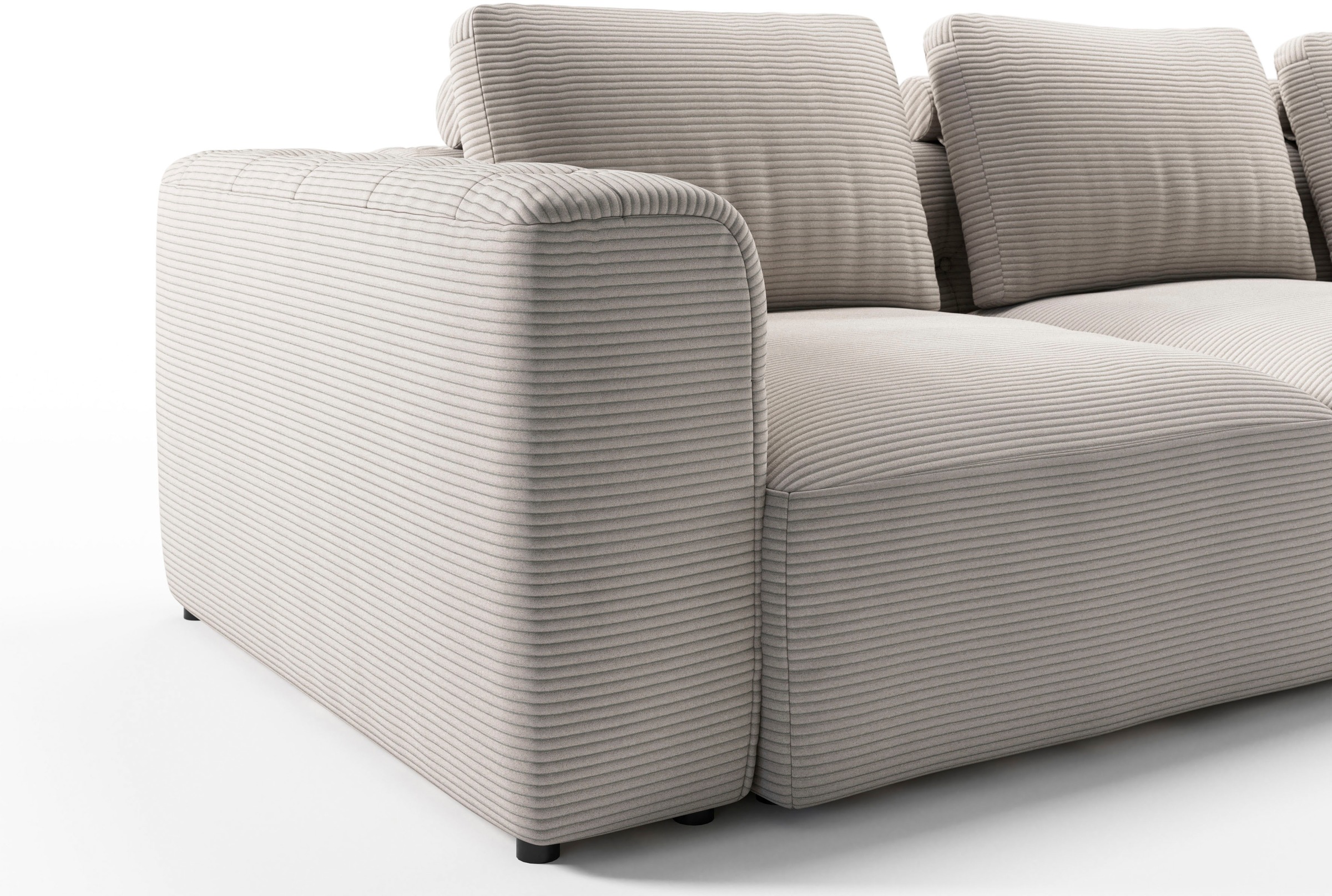 RAUM.ID 2-Sitzer »Cushid«, Modulsofa, bestehend aus 2 Teilen, Breite 218 cm