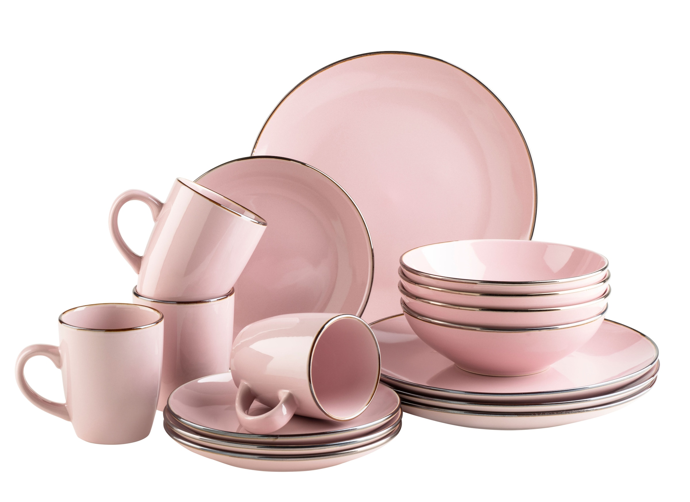 MÄSER Kombiservice »Metallic Rim«