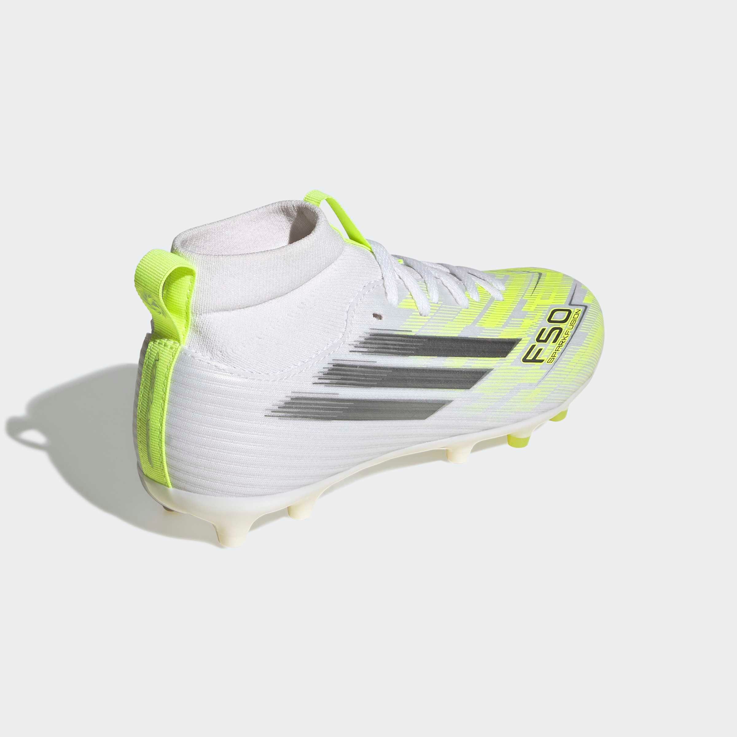 adidas Performance Fußballschuh »F50 SPARKFUSION LEAGUE MID-CUT FESTE BÖDEN/KUNSTRASEN NEUERER GENERATI«  für Rasen und Kunstrasenplätze geeignet, für Kinder & Jugendliche
