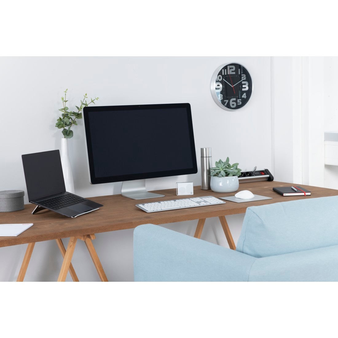 Hama Laptop-Ständer »Laptop-Stand "Aluminium", faltbar, bis 40 cm (15,6"), Silber« bis 40 cm Zoll Notebook Ständer