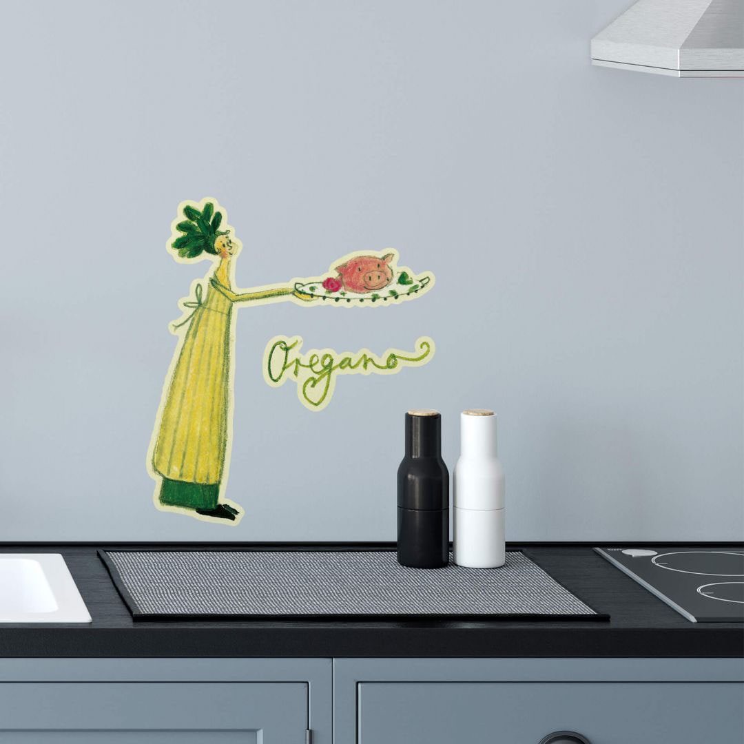 Wall-Art Wandtattoo bestellen »Kräuterfrau Raten Oregano«, auf St.) Küche (1