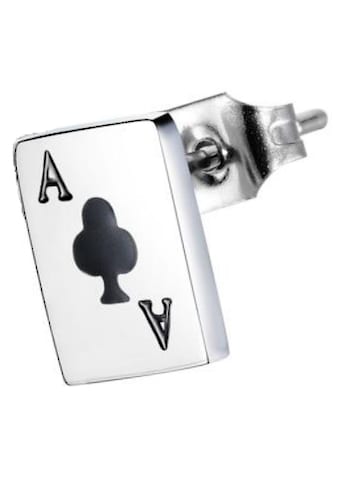 Single-Ohrstecker »Schmuck Geschenk Ohrschmuck einzeln Poker«