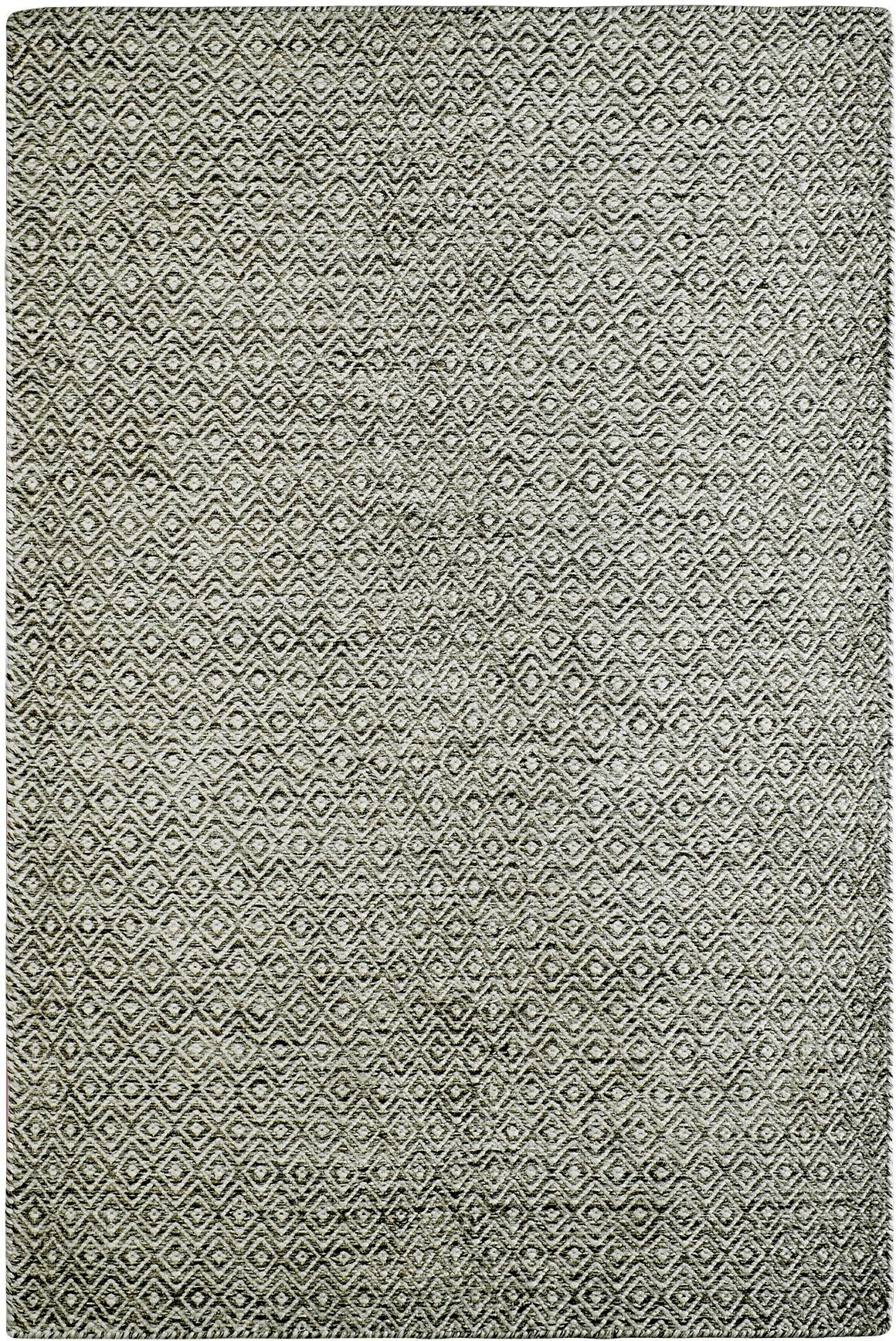 Obsession Wollteppich »My Jaipur 334«, rechteckig, 14 mm Höhe, Handweb Teppich, Rauten Muster, reine Wolle, handgewebt