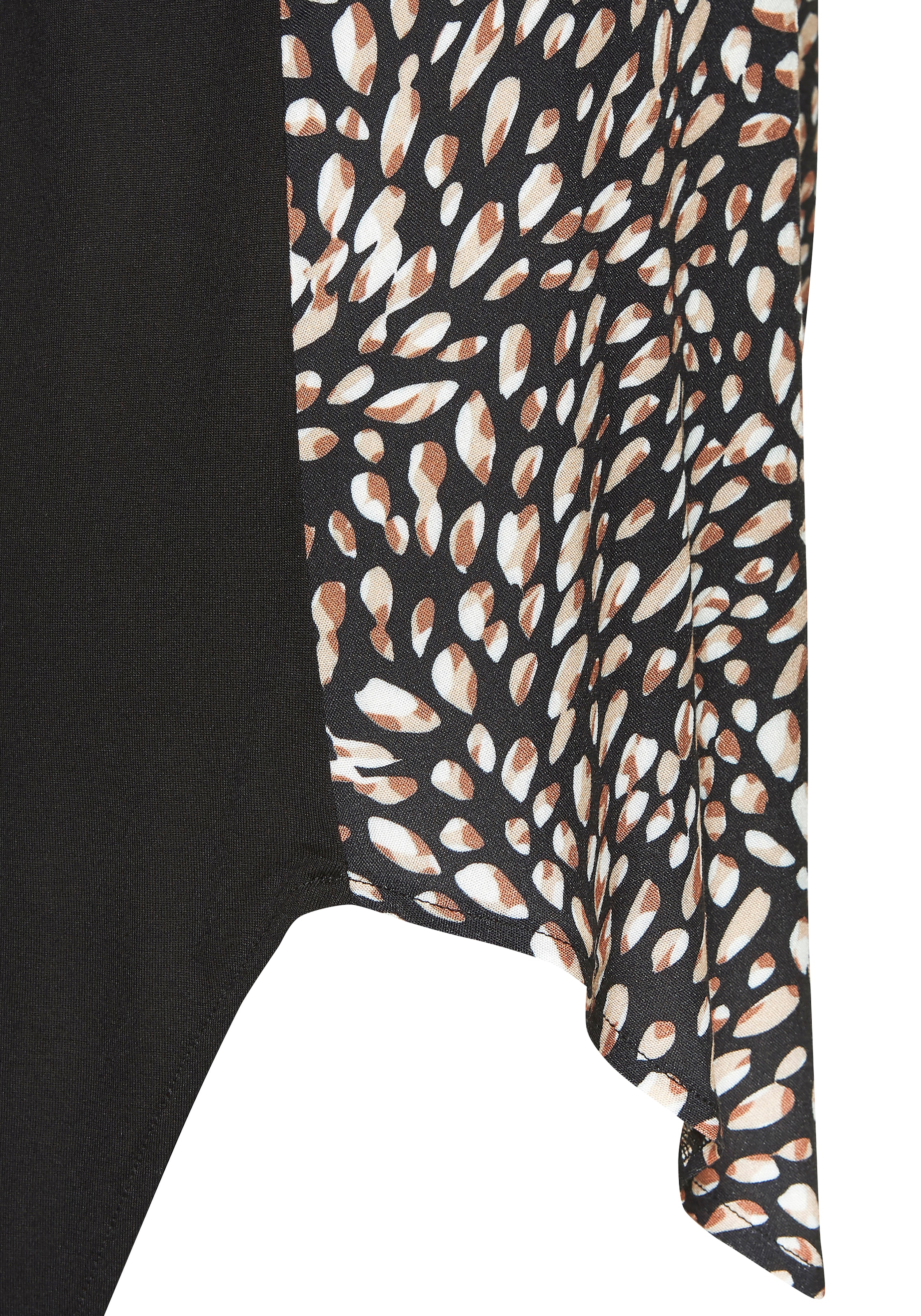 Beachtime Longshirt aus Materialmix