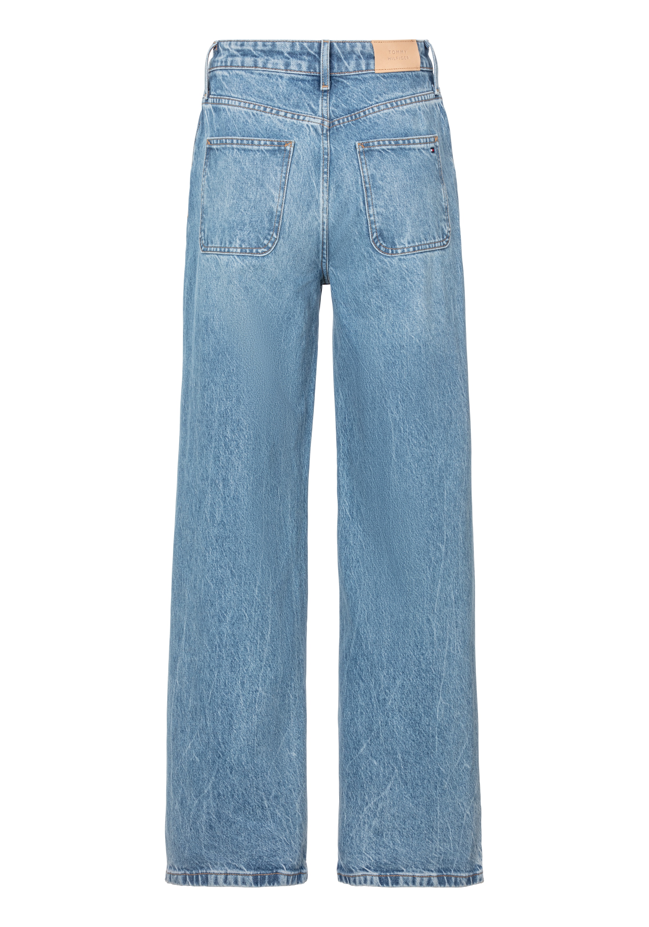 Tommy Hilfiger Weite Jeans »Loose Wide Leg Regular Waist«, mit Tommy Hilfiger Logo-Badge