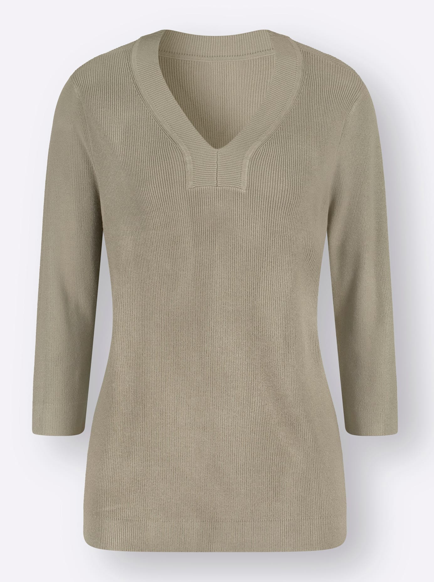Classic Basics 3/4 Arm-Pullover »V-Pullover«