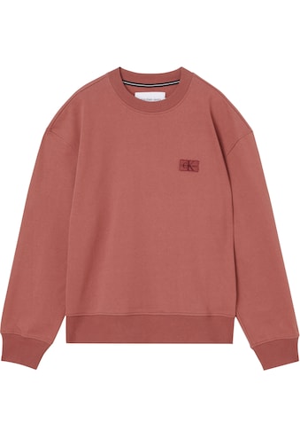 Sweatshirt »PLUS SHRUNKEN BADGE CREW NECK«