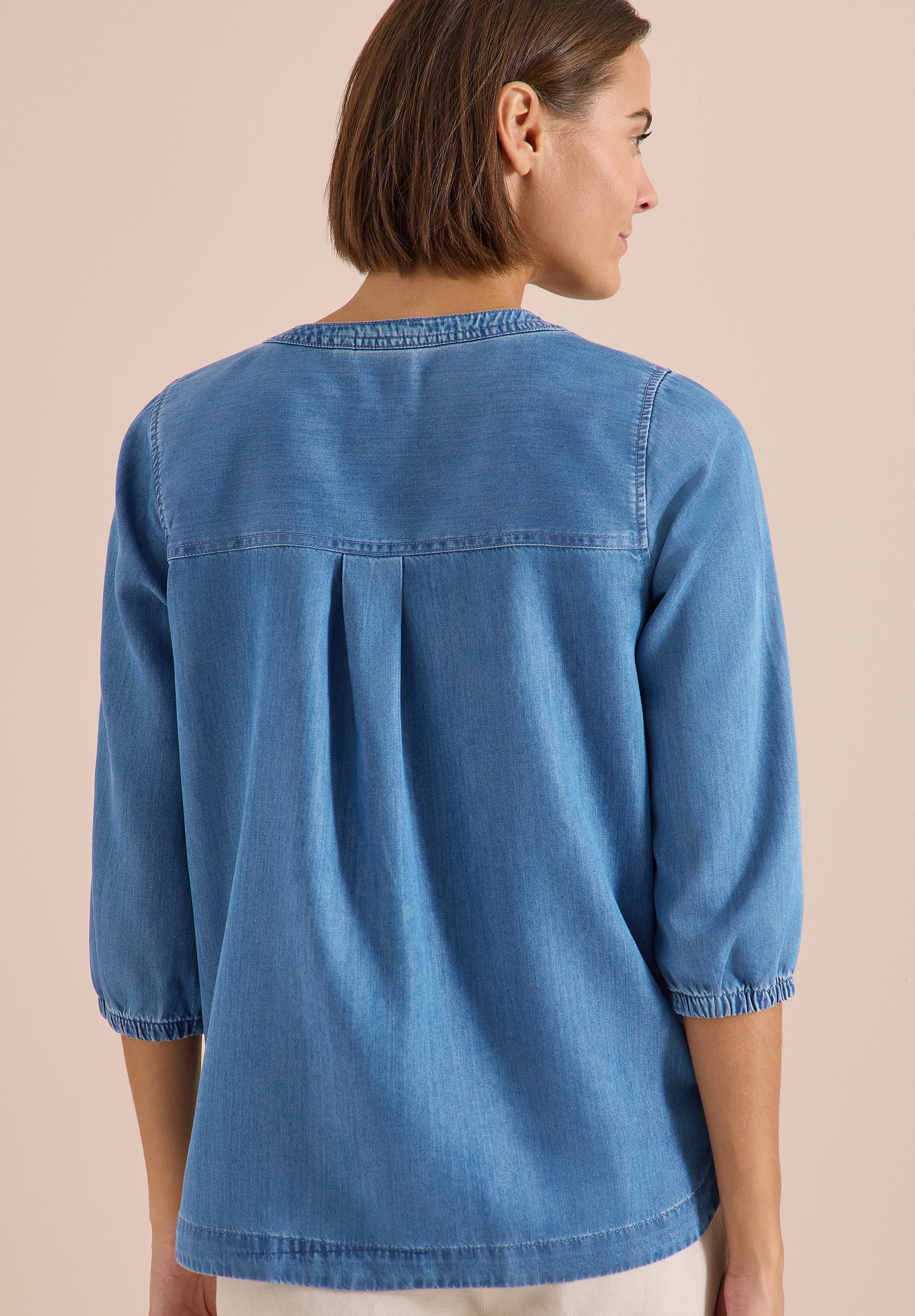 Cecil Klassische Bluse mit elastischem Bündchen