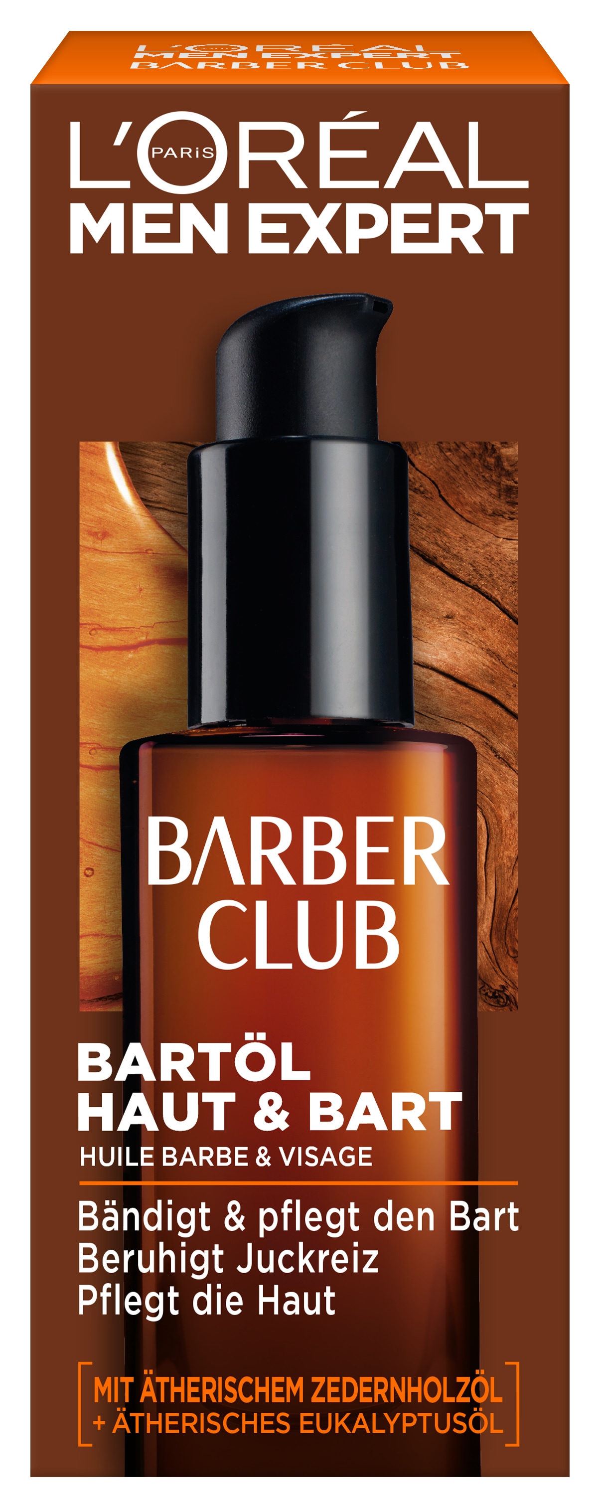 L'ORÉAL PARIS MEN EXPERT Bartöl »BARBER CLUB HAUT & BART« mit Zedernholzöl