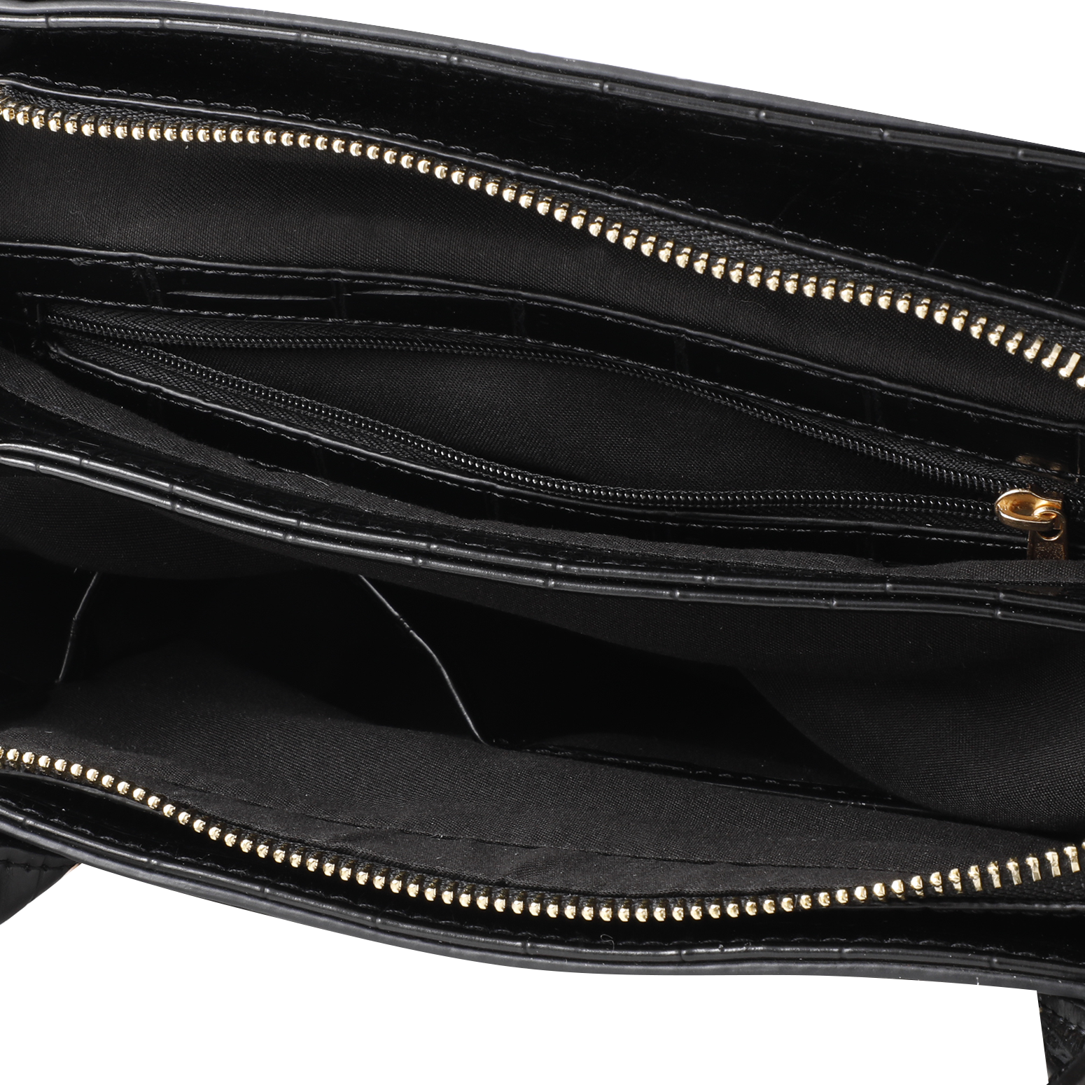 MARCO TOZZI Henkeltasche Damen Umhängetasche, Schultertasche in Krokooptik